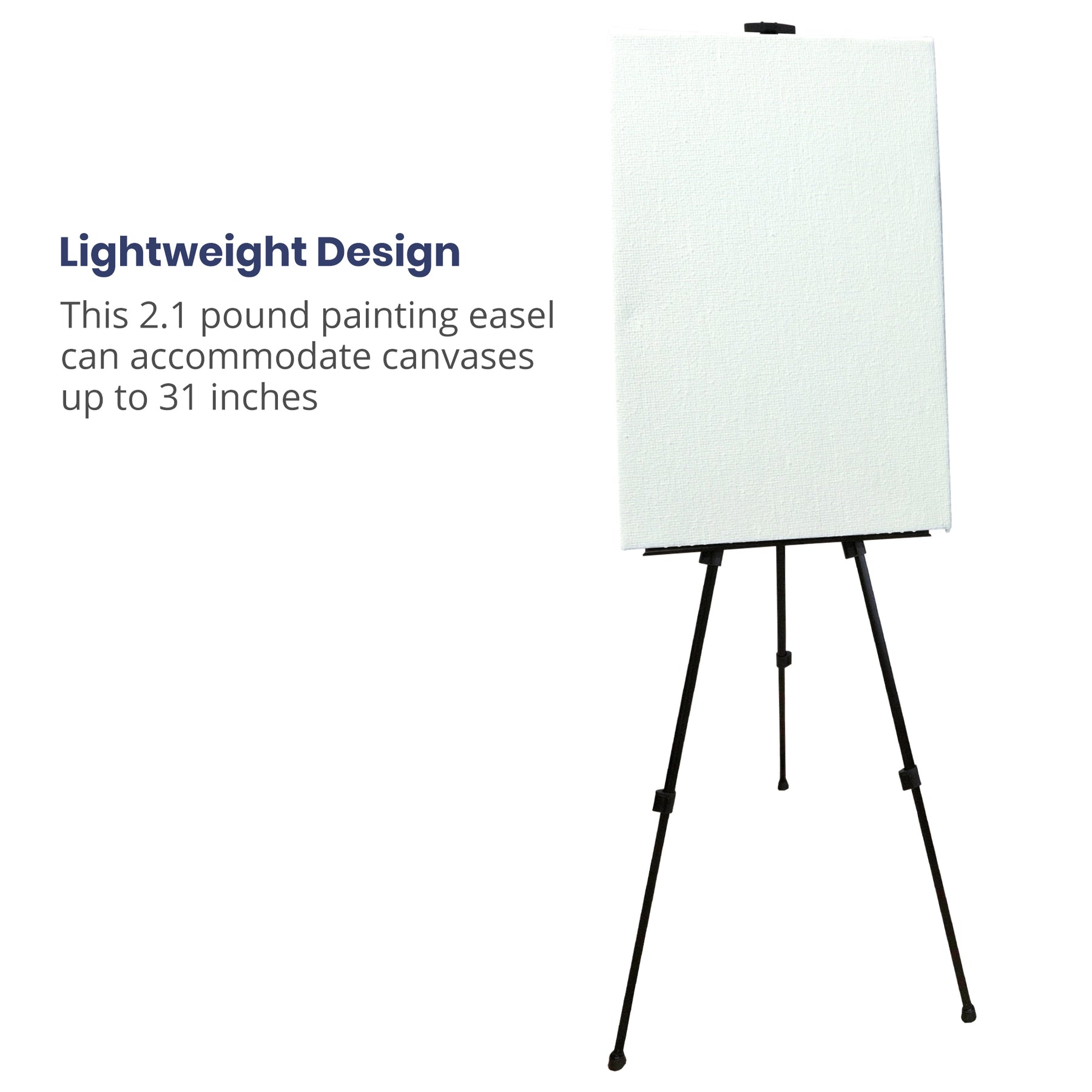 Pacific Arc Backpacker Aluminum 63 Inch Adjustable Art Easel with Carrying Bag for Artists, Hobbyists, Students, and Professionals