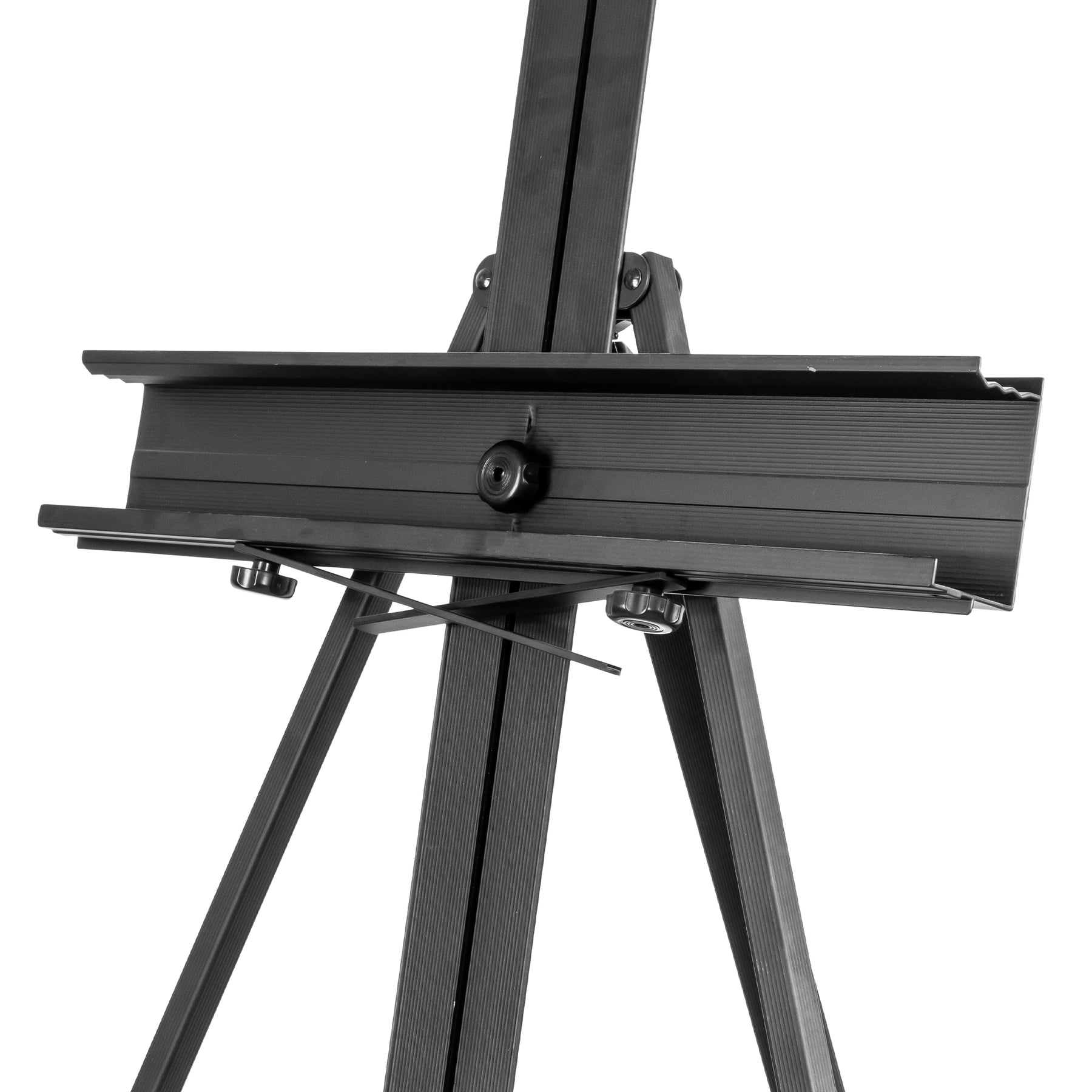 Pacific Arc - Bivouac Aluminum 67 Inch Adjustable Art Easel with Center Mast for Artists, Hobbyists, Students, and Professionals