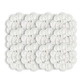 Pacific Arc - 12 Pack (8 well) Paint tray palettes for Kids, Plastic White Palettes for Students or Adults Paint Holder, Paint Supplies for DIY, Crafts, Acrylic Painting