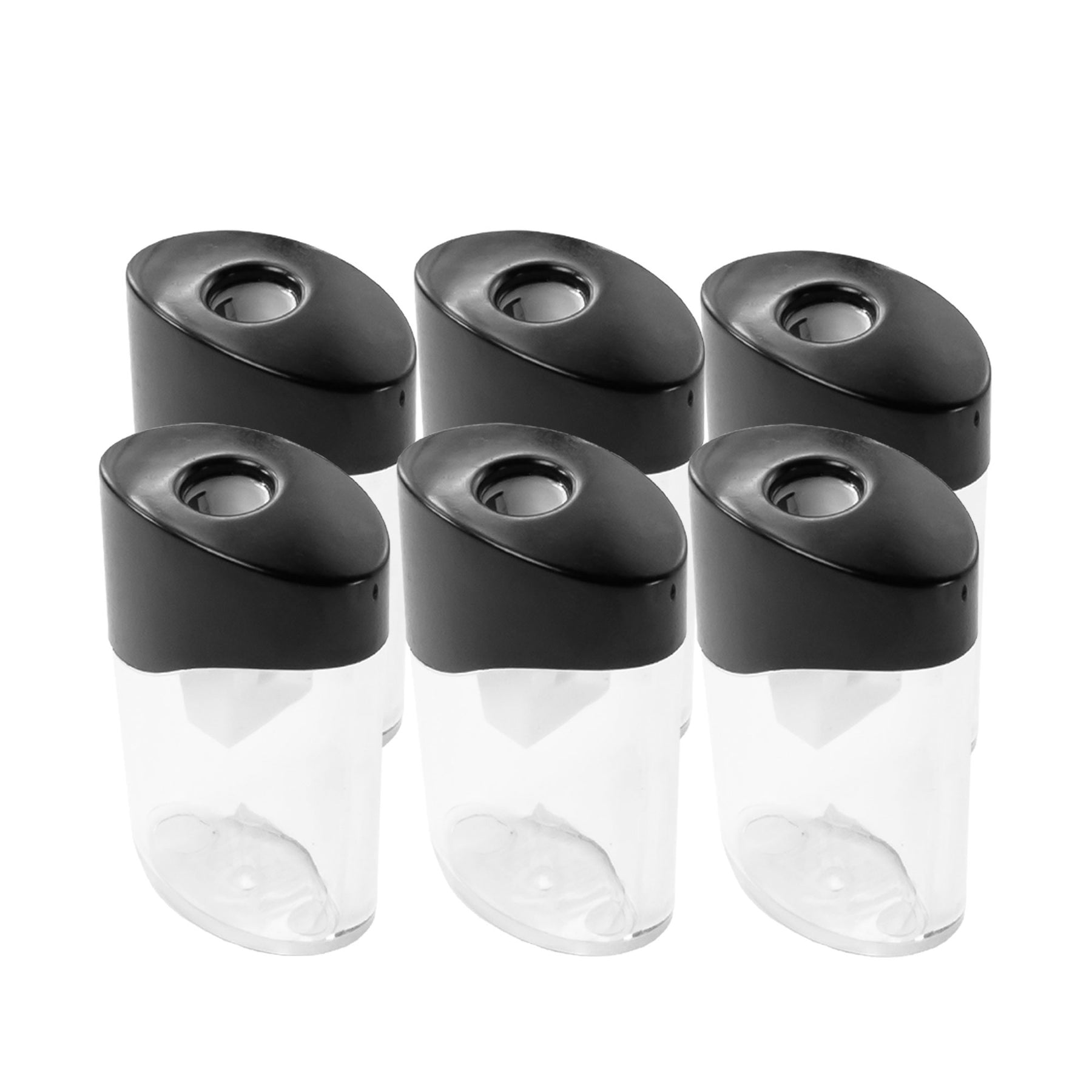 Pacific Arc Hand Held Pencil Sharpener Clear/Black Pack