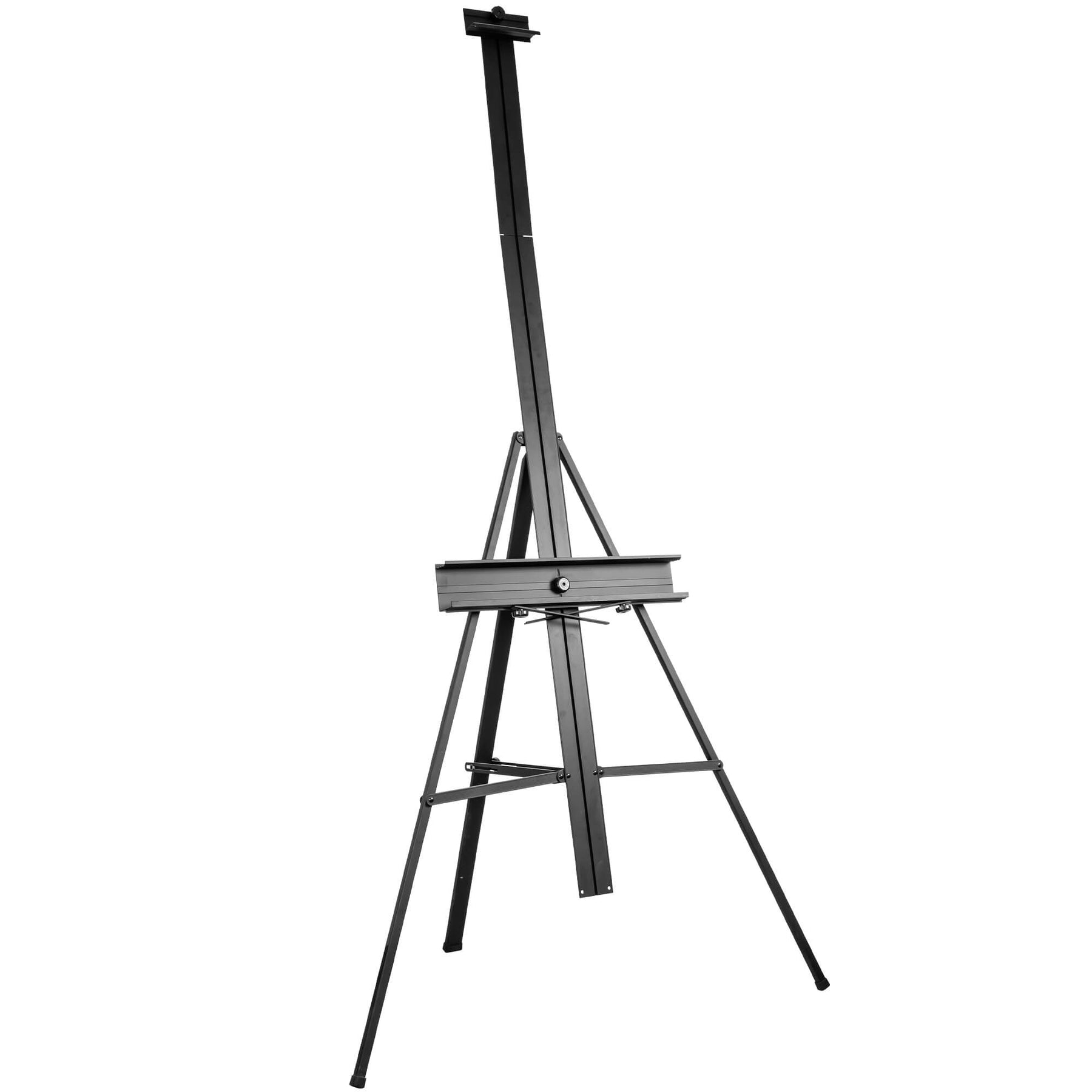 Pacific Arc - Bivouac Aluminum 67 Inch Adjustable Art Easel with Center Mast for Artists, Hobbyists, Students, and Professionals