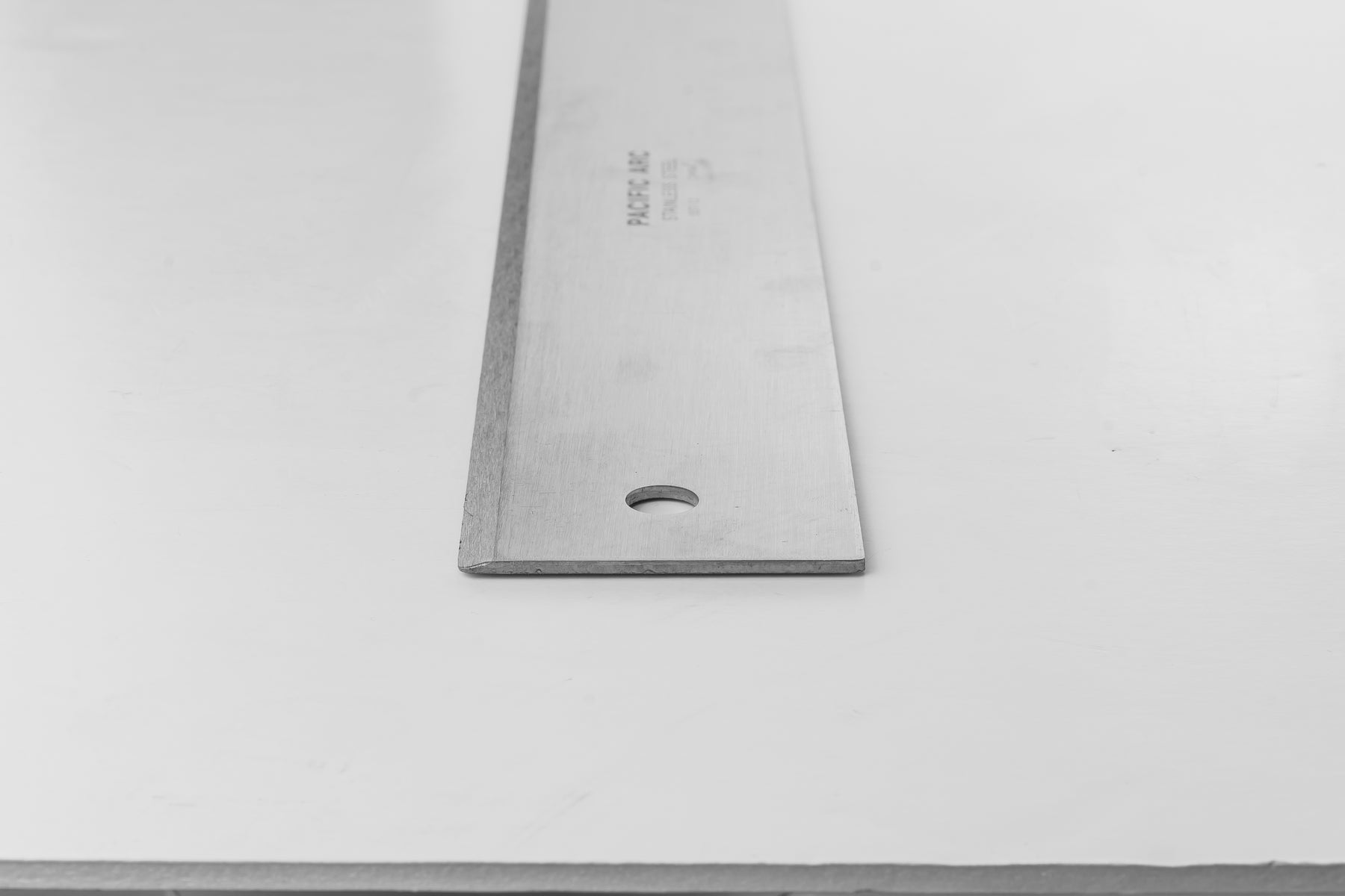 Pacific Arc, 12 To 72 Inch Straight Edge Stainless Steel 0.09" Thick Steel, Heavy Duty
