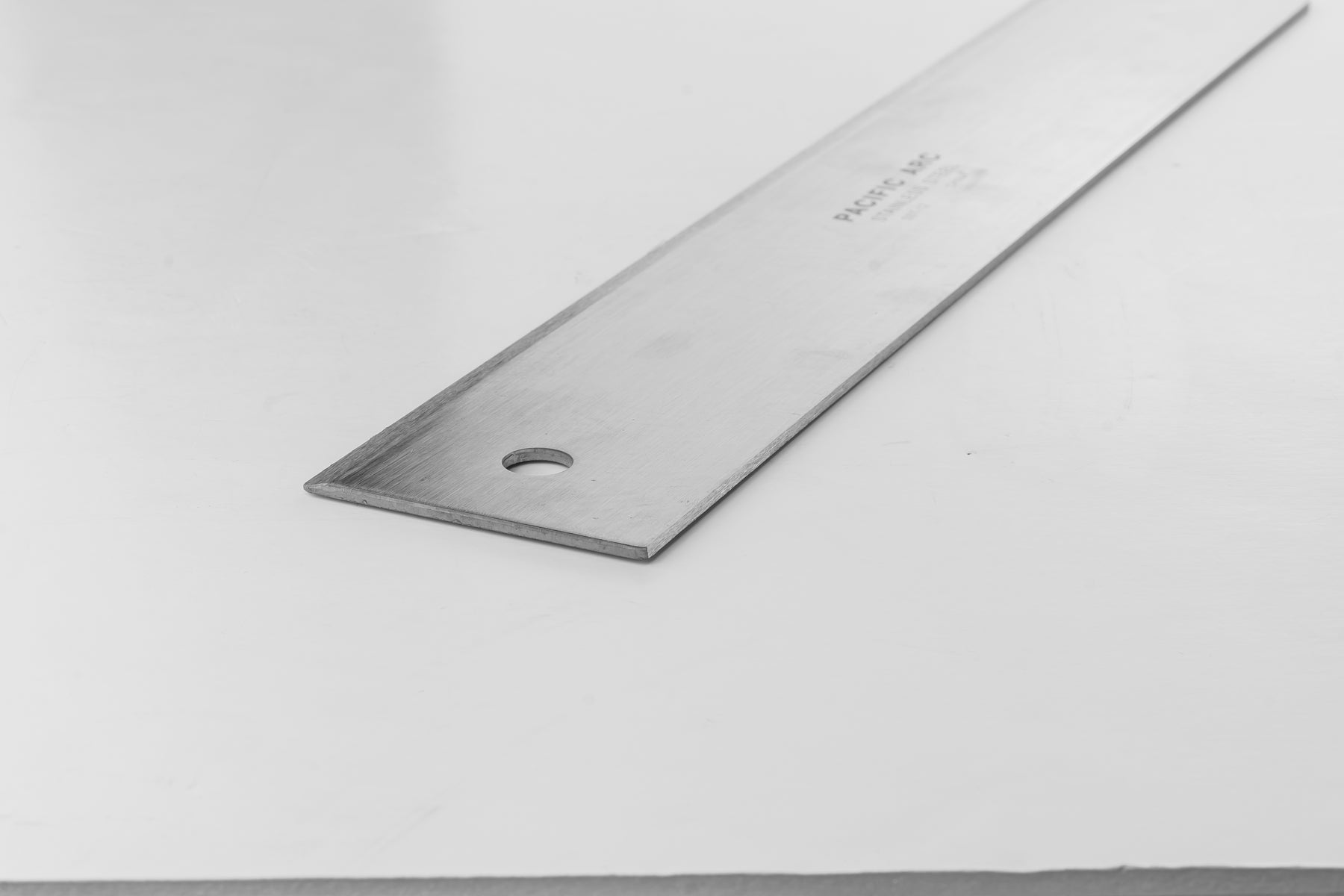 Pacific Arc, 12 To 72 Inch Straight Edge Stainless Steel 0.09" Thick Steel, Heavy Duty
