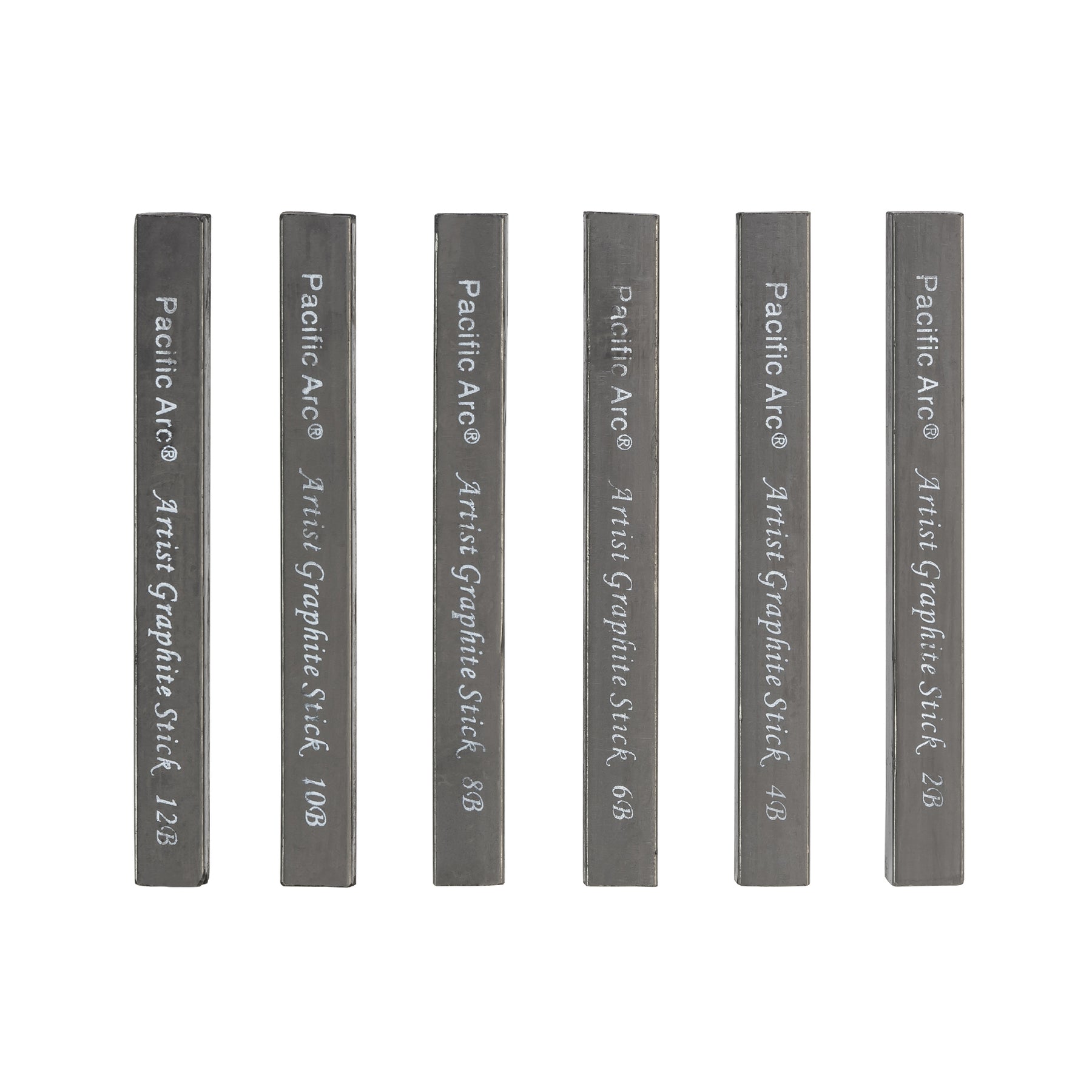 Pacific Arc Premium Graphite Drawing Pencils for Artists, Set - Professional Pencils for Drawing, Drafting, Sketching and Shading 6 pack - Great Art Supply Set for Adults and Kids