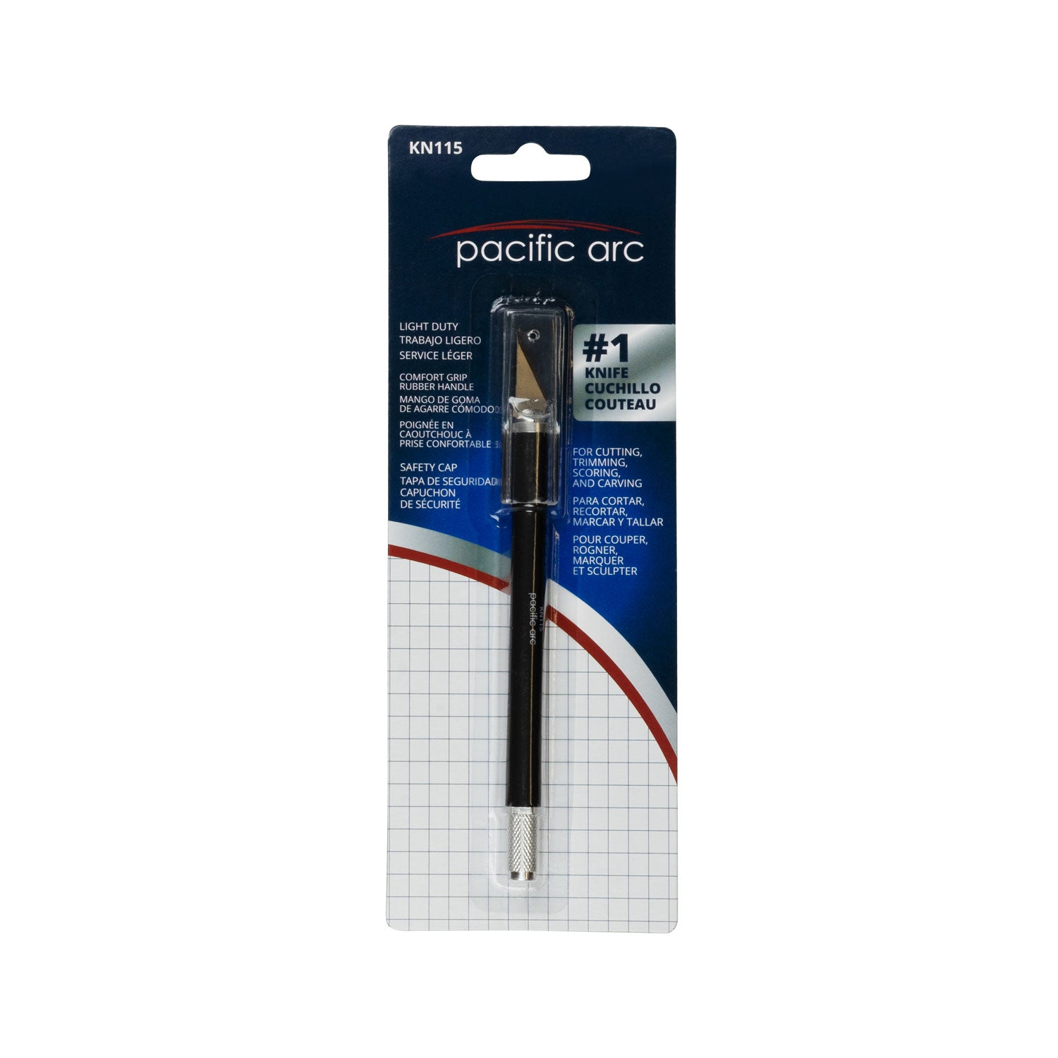 Pacific Arc Professional Art Knife with grip, Sharp no. 11 Art Blade, Razor Knife, Exacto Craft Knives, with cap - Perfect for office and home