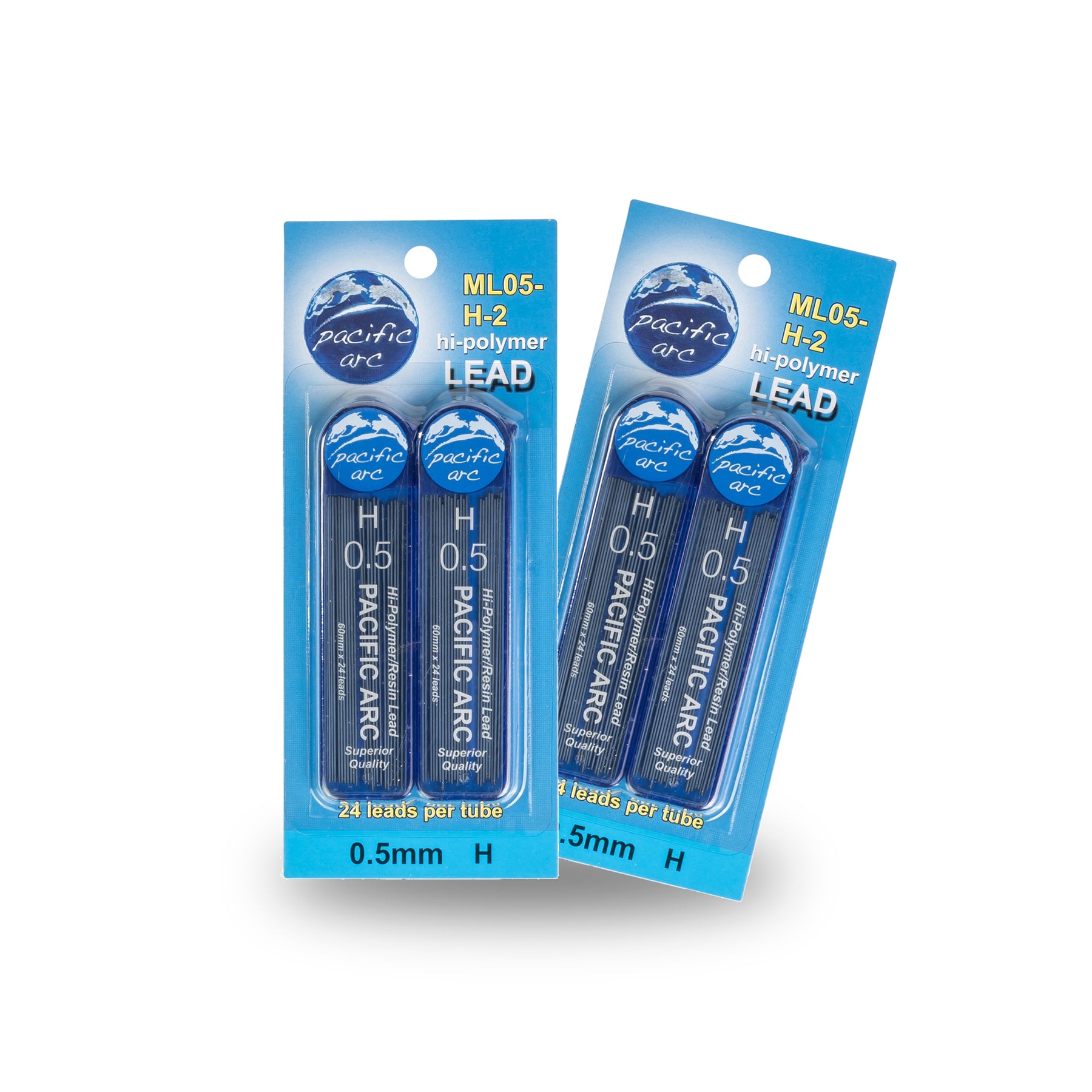 Pacific Arc Mechanical Pencil Refill lead,- 96 or 72 leads - 2H, H, HB, or B - For Art, Sketching, Technical Drawing