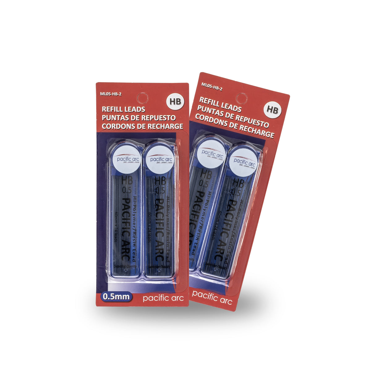Pacific Arc Mechanical Pencil Refill lead,- 96 or 72 leads - 2H, H, HB, or B - For Art, Sketching, Technical Drawing