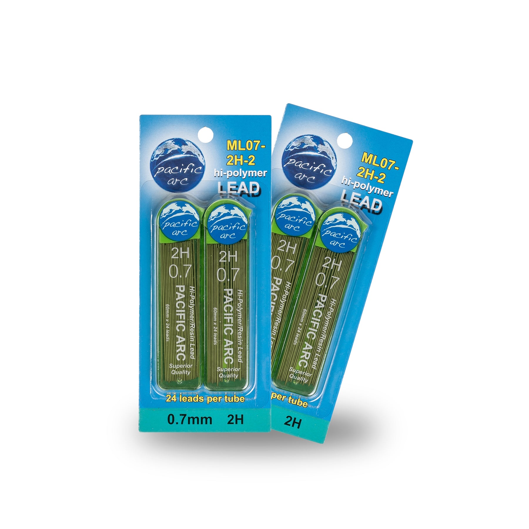 Pacific Arc Mechanical Pencil Refill lead,- 96 or 72 leads - 2H, H, HB, or B - For Art, Sketching, Technical Drawing
