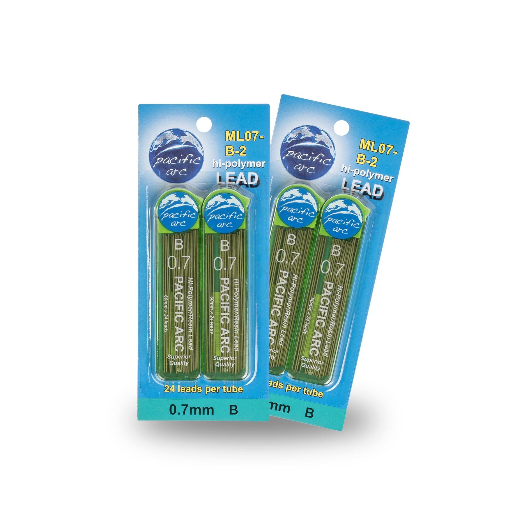 Pacific Arc Mechanical Pencil Refill lead,- 96 or 72 leads - 2H, H, HB, or B - For Art, Sketching, Technical Drawing