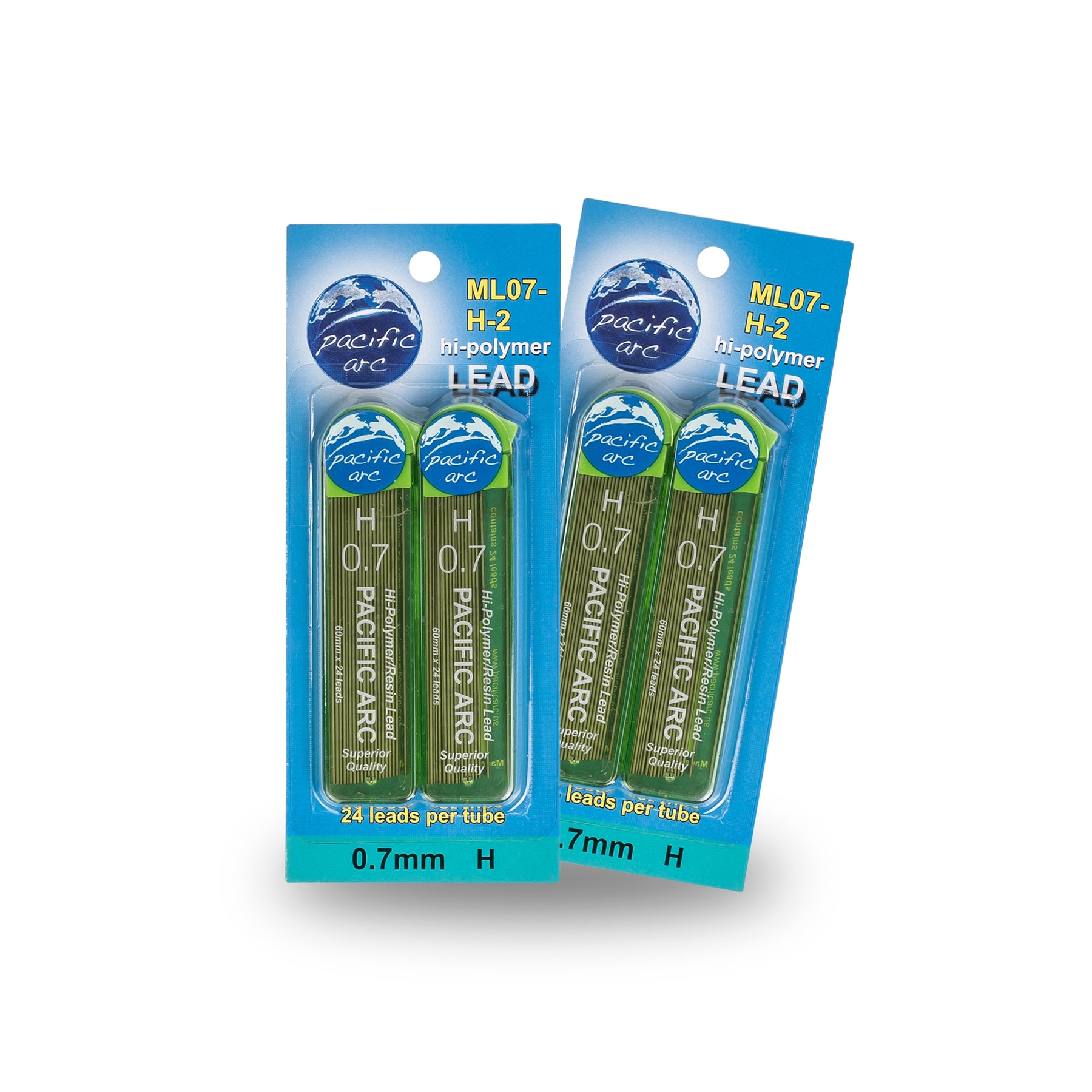 Pacific Arc Mechanical Pencil Refill lead,- 96 or 72 leads - 2H, H, HB, or B - For Art, Sketching, Technical Drawing