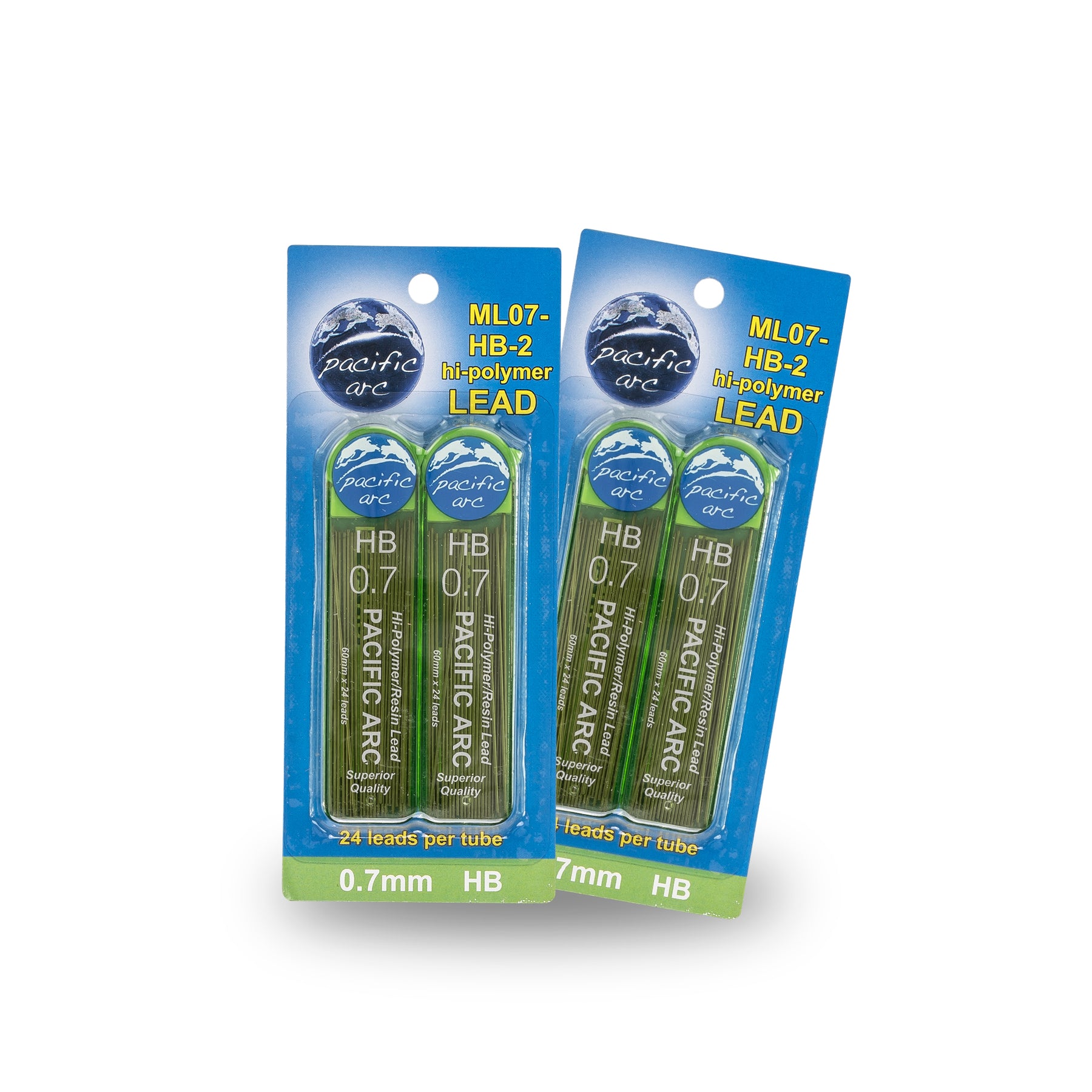 Pacific Arc Mechanical Pencil Refill lead,- 96 or 72 leads - 2H, H, HB, or B - For Art, Sketching, Technical Drawing