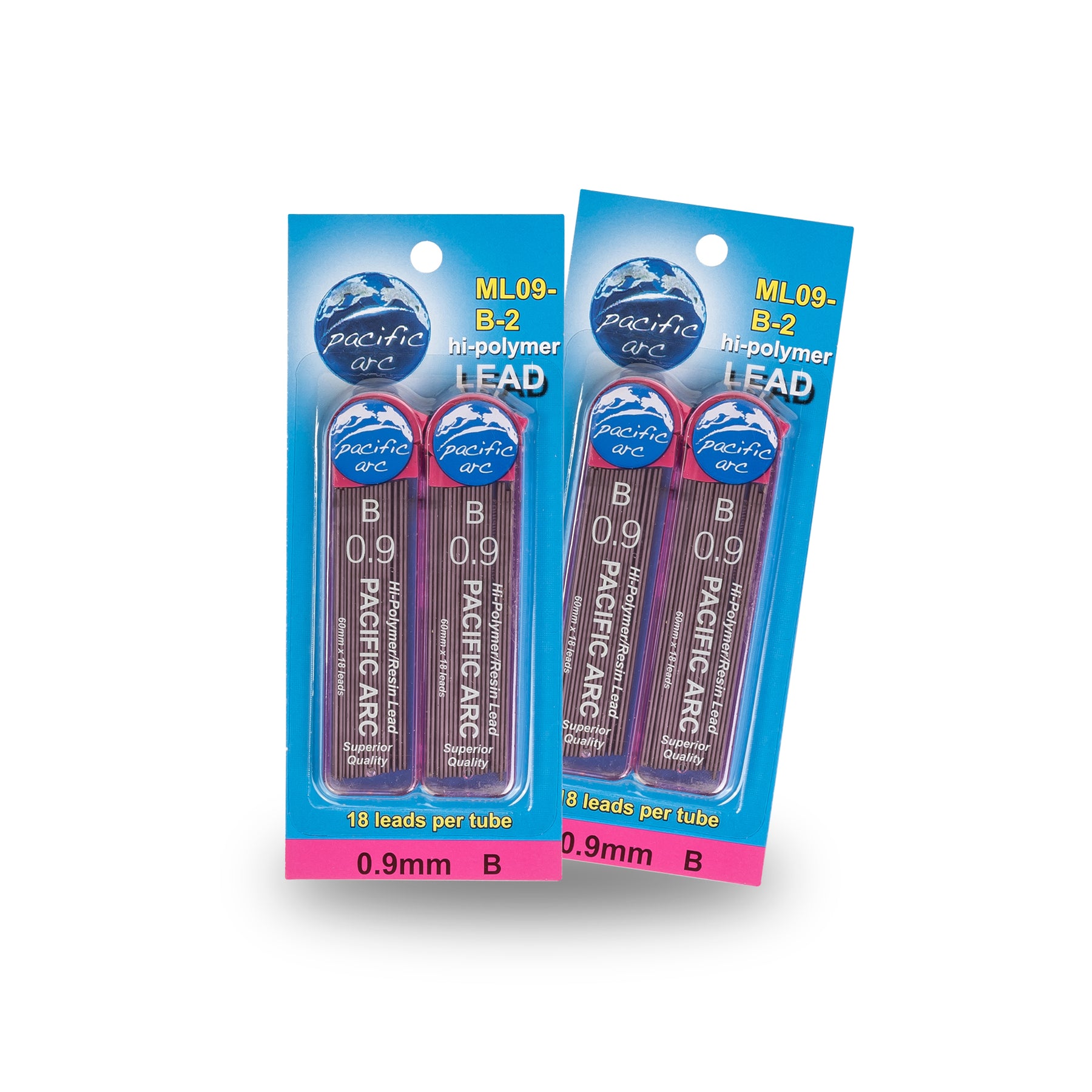 Pacific Arc Mechanical Pencil Refill lead,- 96 or 72 leads - 2H, H, HB, or B - For Art, Sketching, Technical Drawing