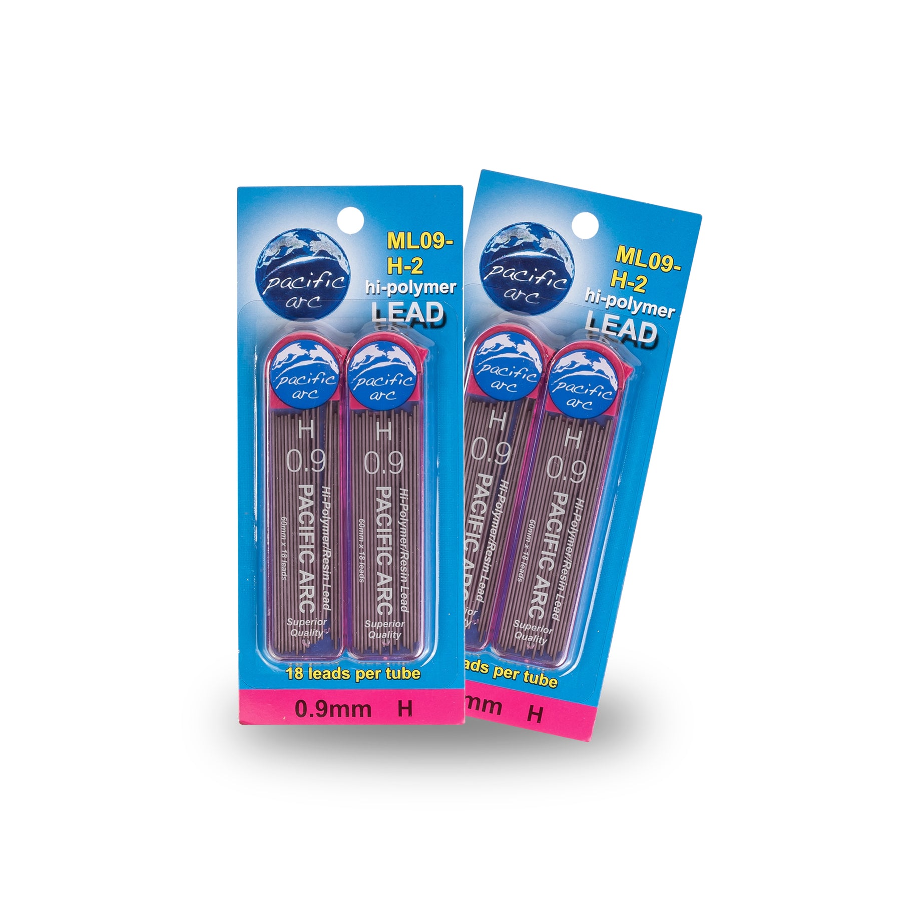 Pacific Arc Mechanical Pencil Refill lead,- 96 or 72 leads - 2H, H, HB, or B - For Art, Sketching, Technical Drawing