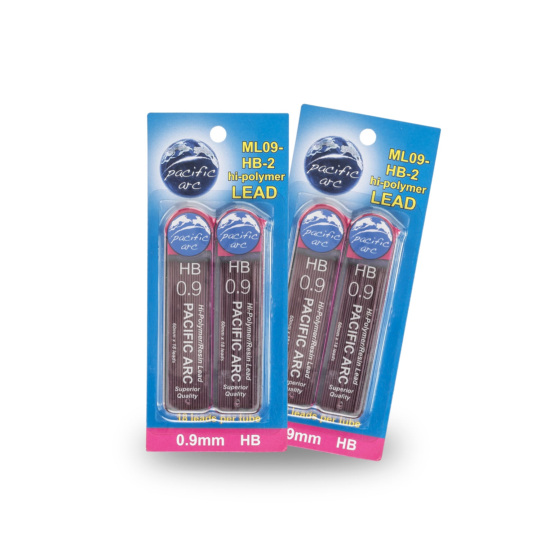 Pacific Arc Mechanical Pencil Refill lead,- 96 or 72 leads - 2H, H, HB, or B - For Art, Sketching, Technical Drawing