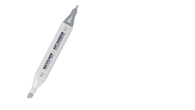 Pacific Arc - Maxxliner - 2 pk Alcohol Based - Dual Tip Marker - For Artist, Professional or School Work