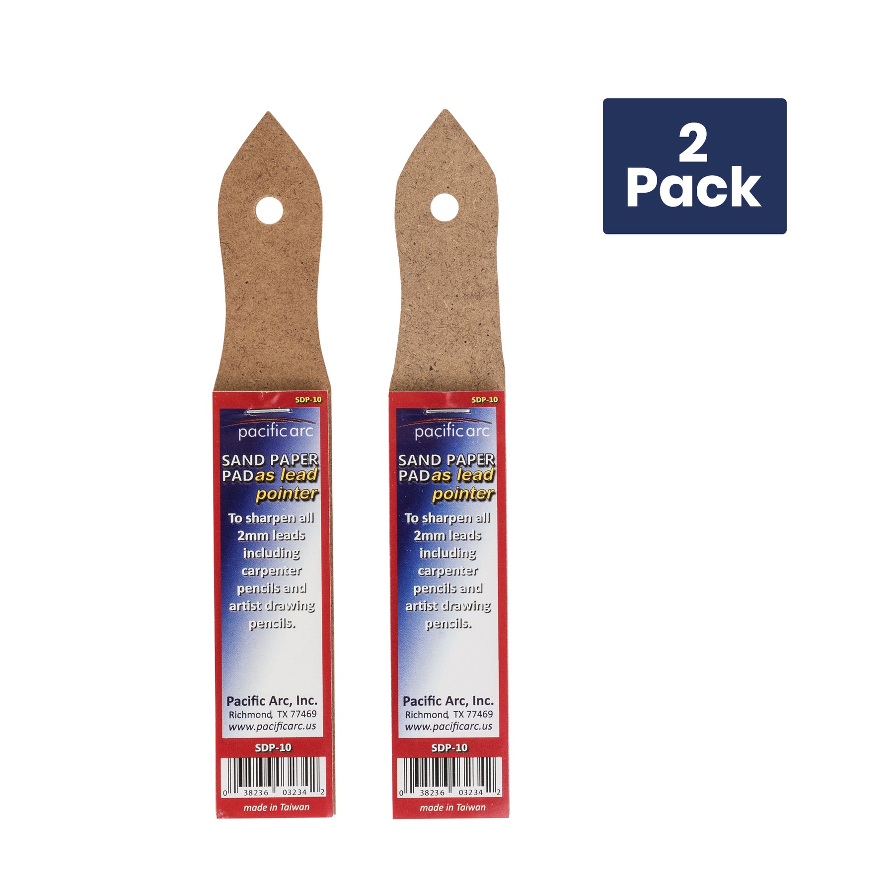 Pacific Arc, Lead Pointer: sandpaper pad, 12 sheets/pad