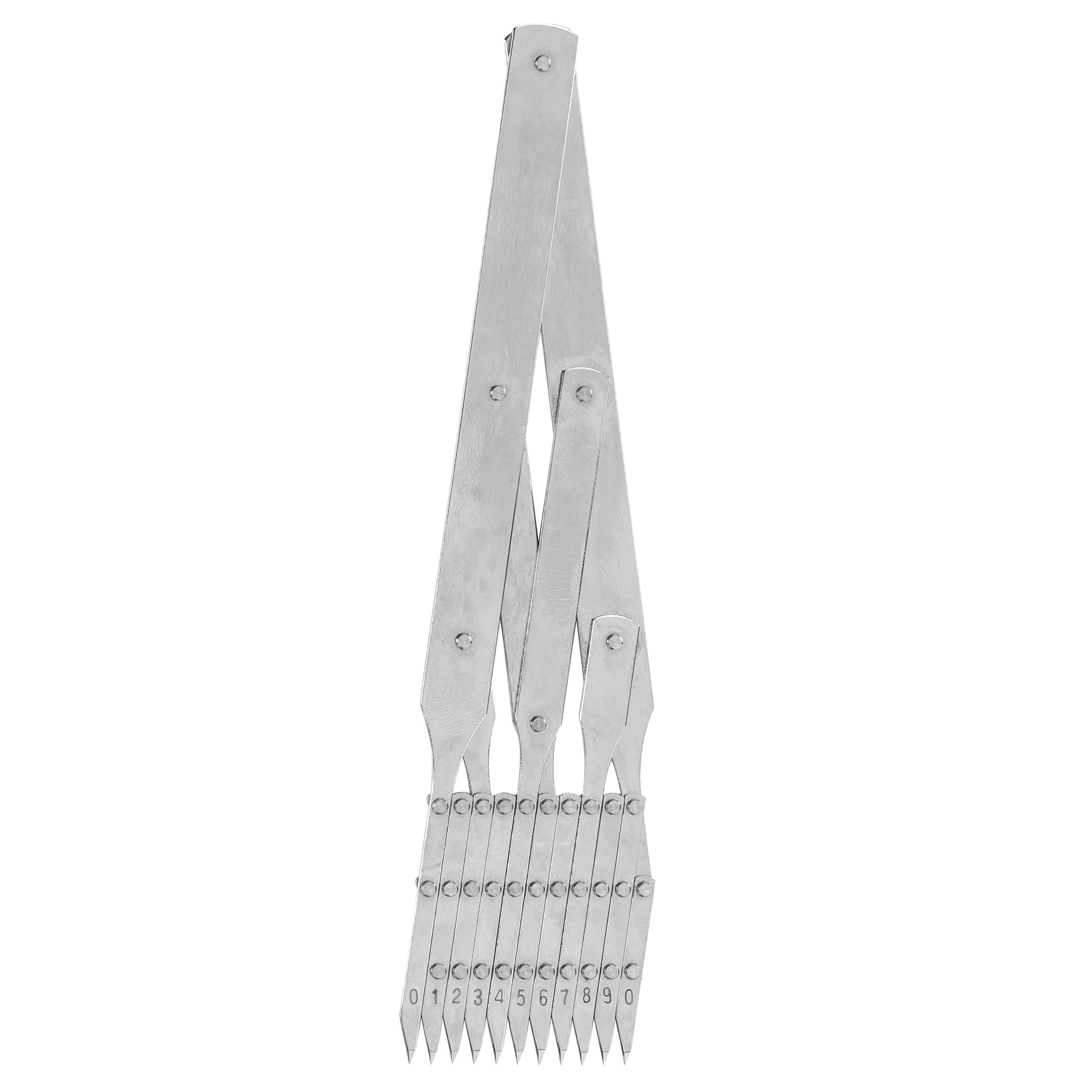 Pacific Arc 6" Equal Spacing Divider: 10-point for woodworking, drafting, leatherworking, cartography, and Graphic Design