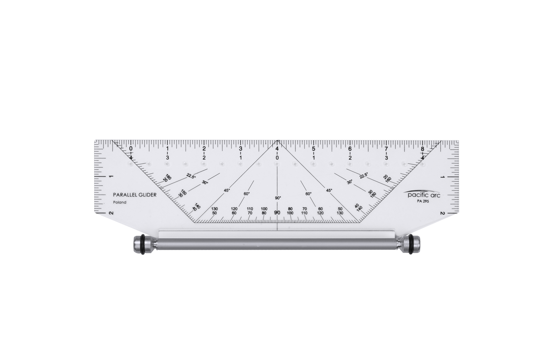 Pacific Arc Rolling Ruler 10 inch or 14 inch Parallel Rolling Ruler, All in one tool for architects, draftsmen, students and artists - Use as a T-square, protractor, compass, ruler, and triangle