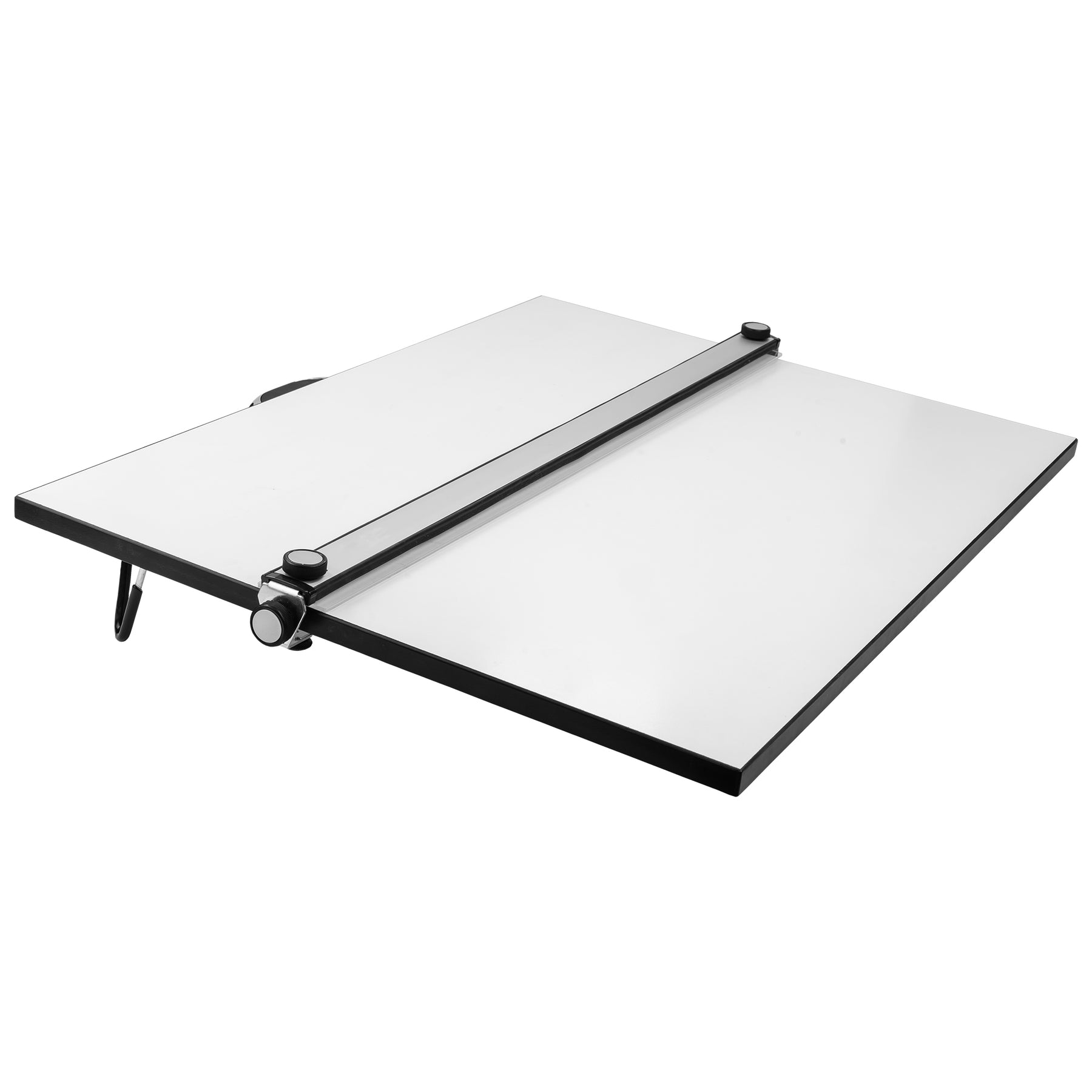 Pacific Arc, Table Top Drawing Board with Parallel Bar, White.