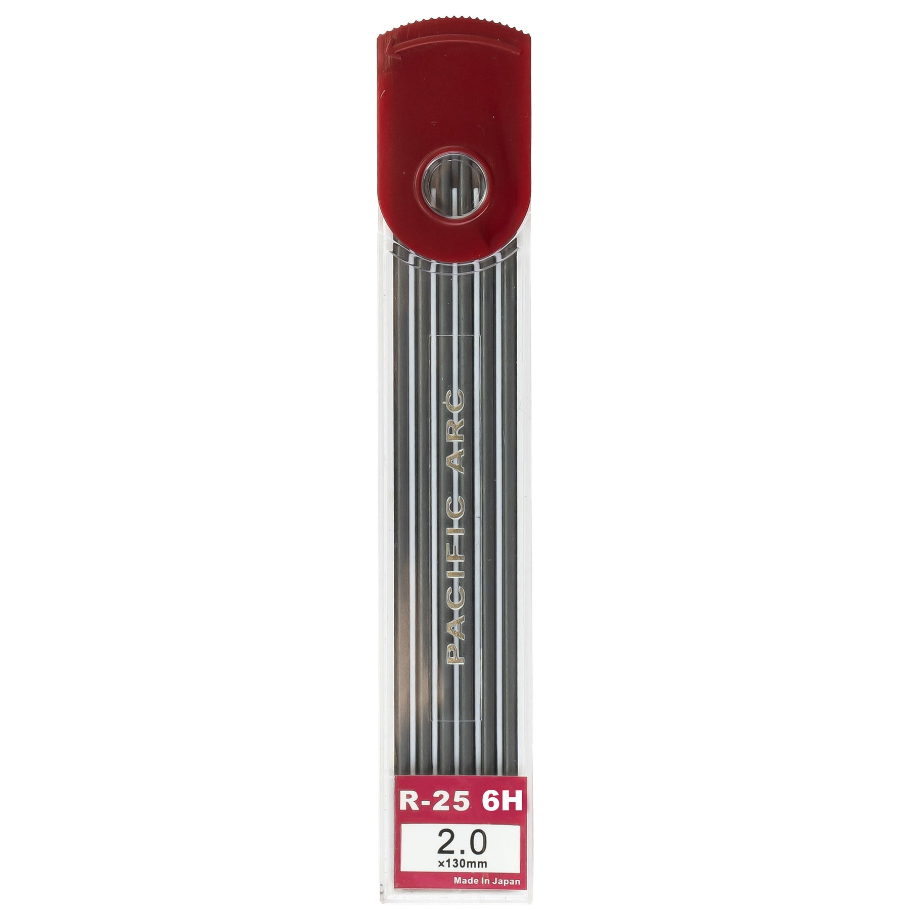Pacific Arc 2mm Lead Holder Refill 2 pack -  12 per tube - 24 Pieces Total - For Art, Sketching, Journaling, and Technical Drawing - Pick your Degree
