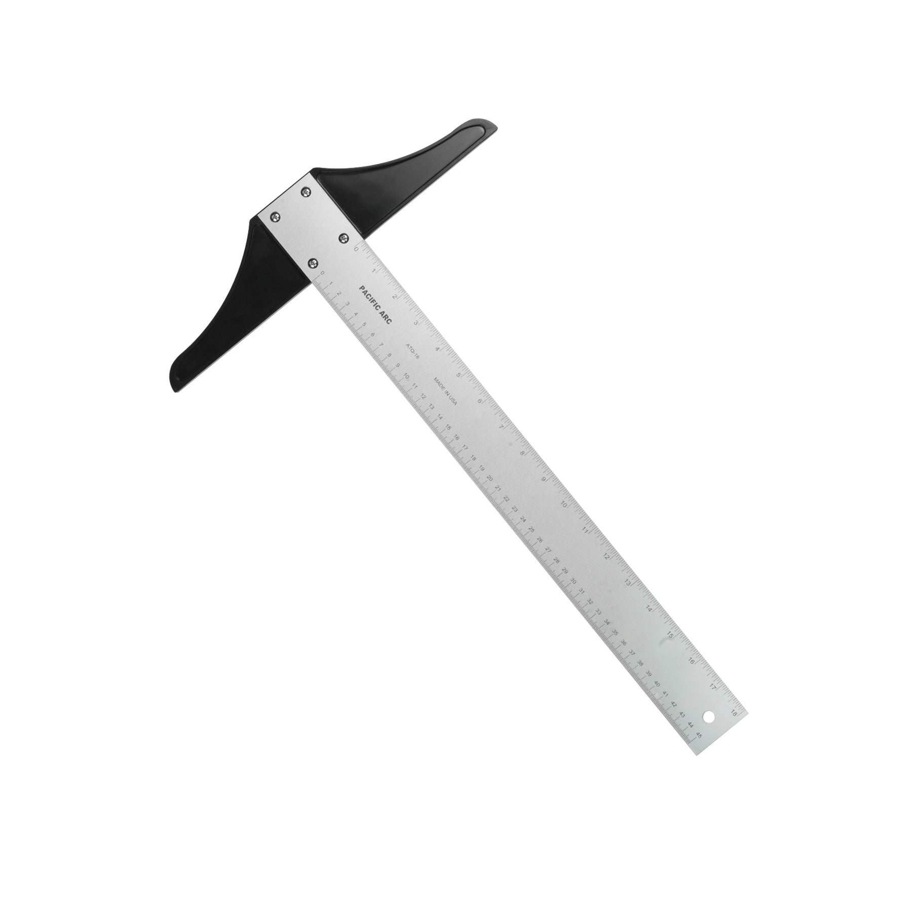 Pacific Arc: T-Square, Aluminum, Scholastic - inch/Metric 12" - 36" Drawing and Design tool for students and professionals, Great for Carpentry, Drafting Architecture, Engineering, and Art