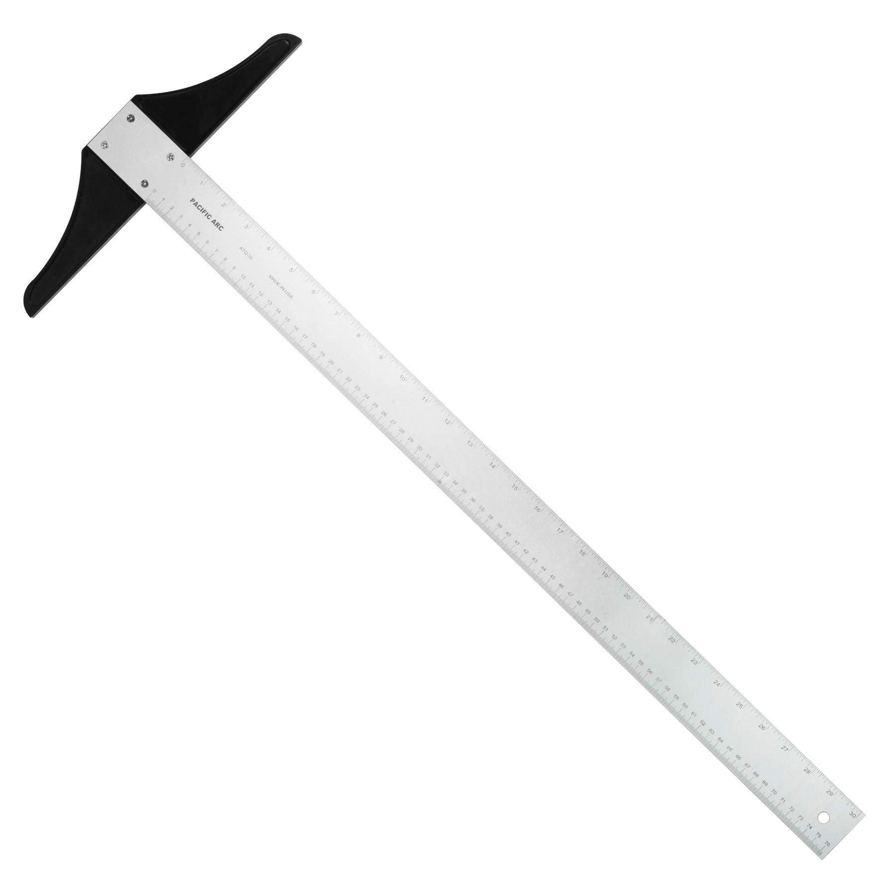 Pacific Arc: T-Square, Aluminum, Scholastic - inch/Metric 12" - 36" Drawing and Design tool for students and professionals, Great for Carpentry, Drafting Architecture, Engineering, and Art