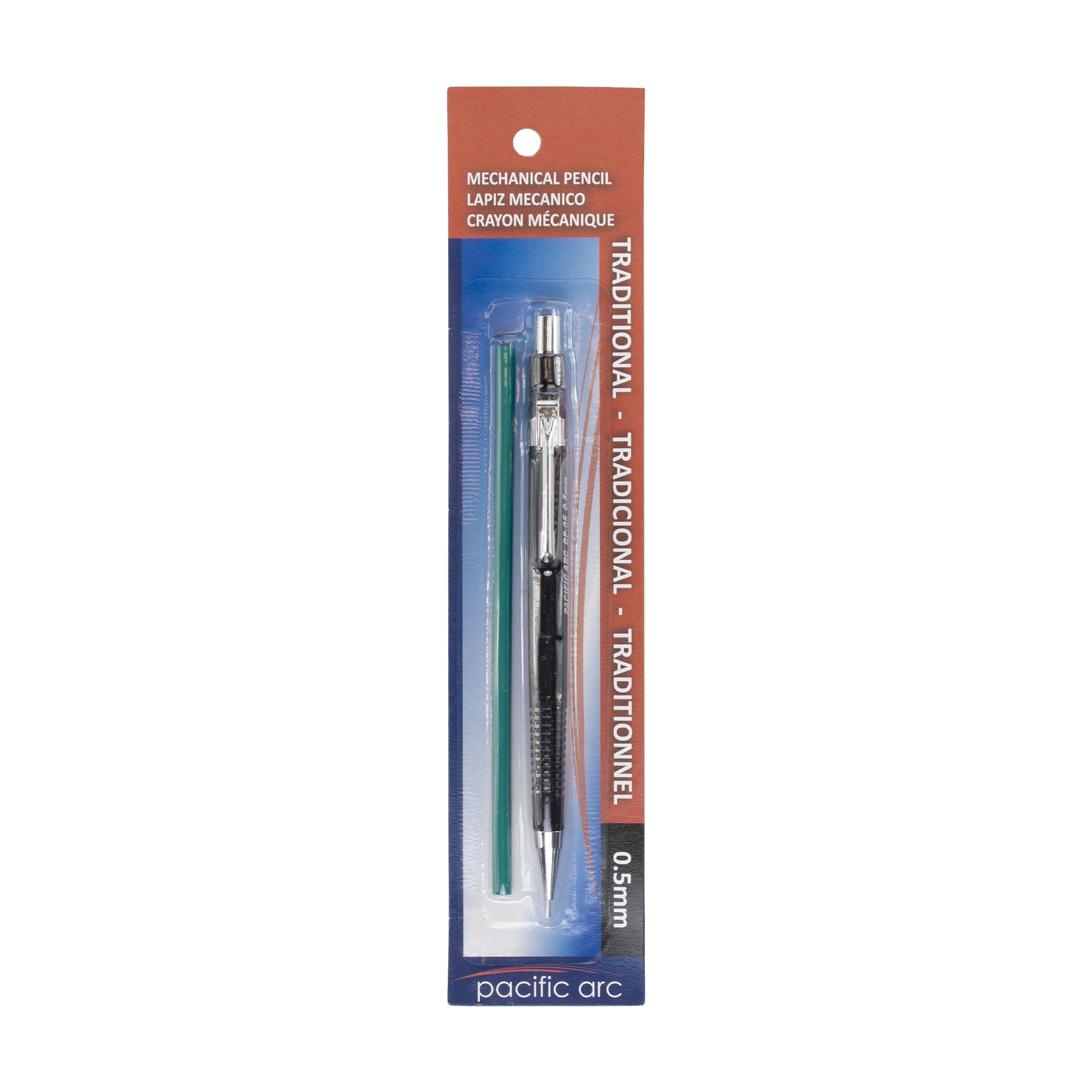 Pacific Arc, Traditional Fine Line Mechanical Pencil with Fixed Sleeve