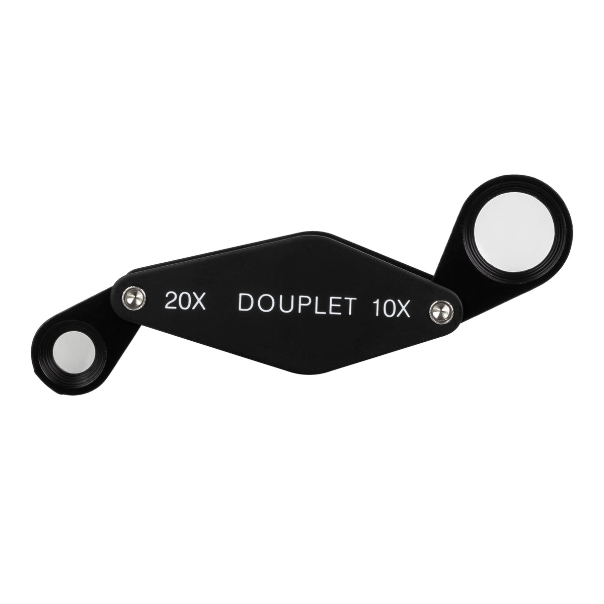 Pacific Arc Pocket Jewelry Loupe, Folding Loupe, Eye loop, 10X / 20X, Foldable Magnifier