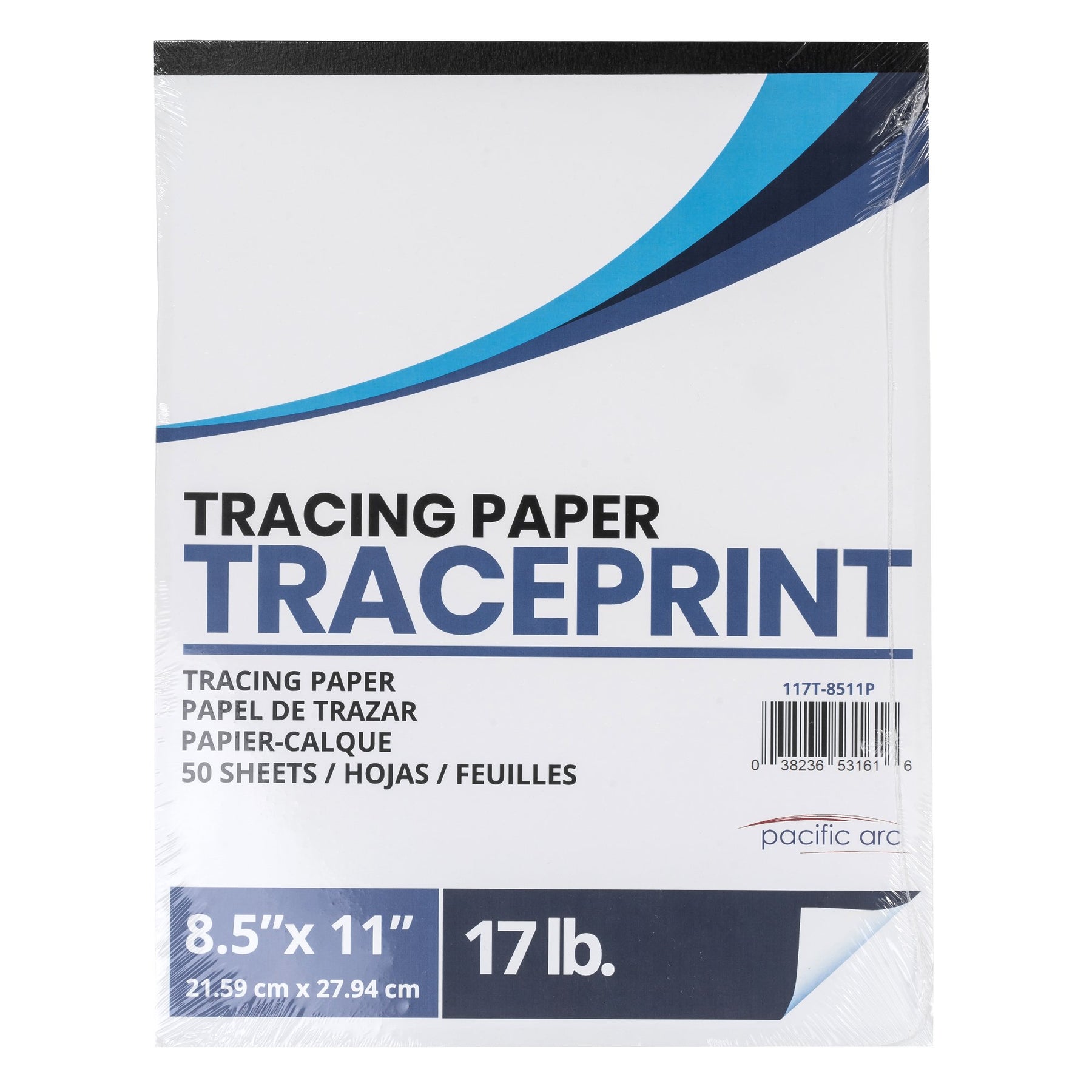 Pacific Arc, Tracing Paper Roll, White, 6 Inch X 50 Yard Roll