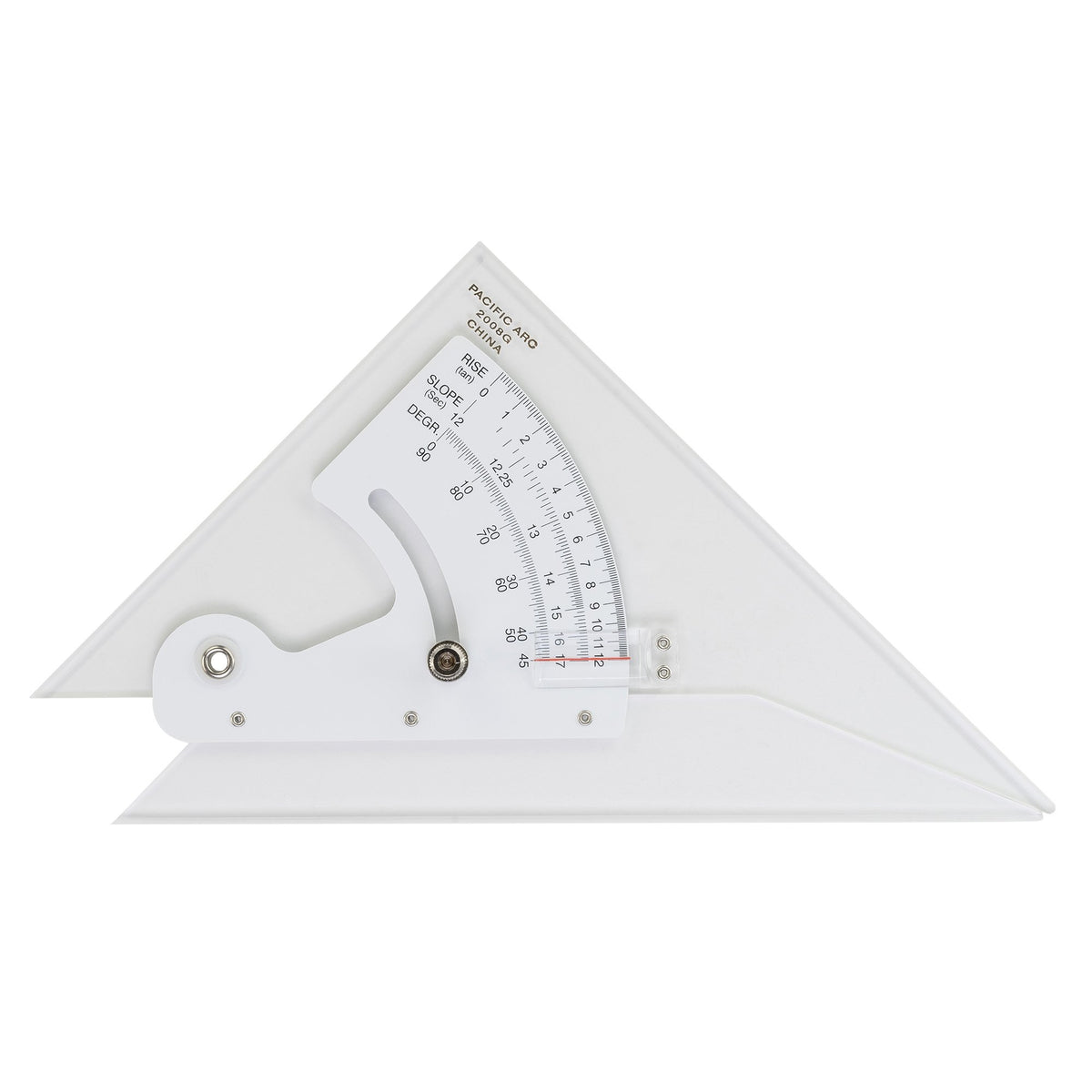 Pacific Arc Adjustable Triangle Plain or Inking Edge for Drafting, Architect, Engineer