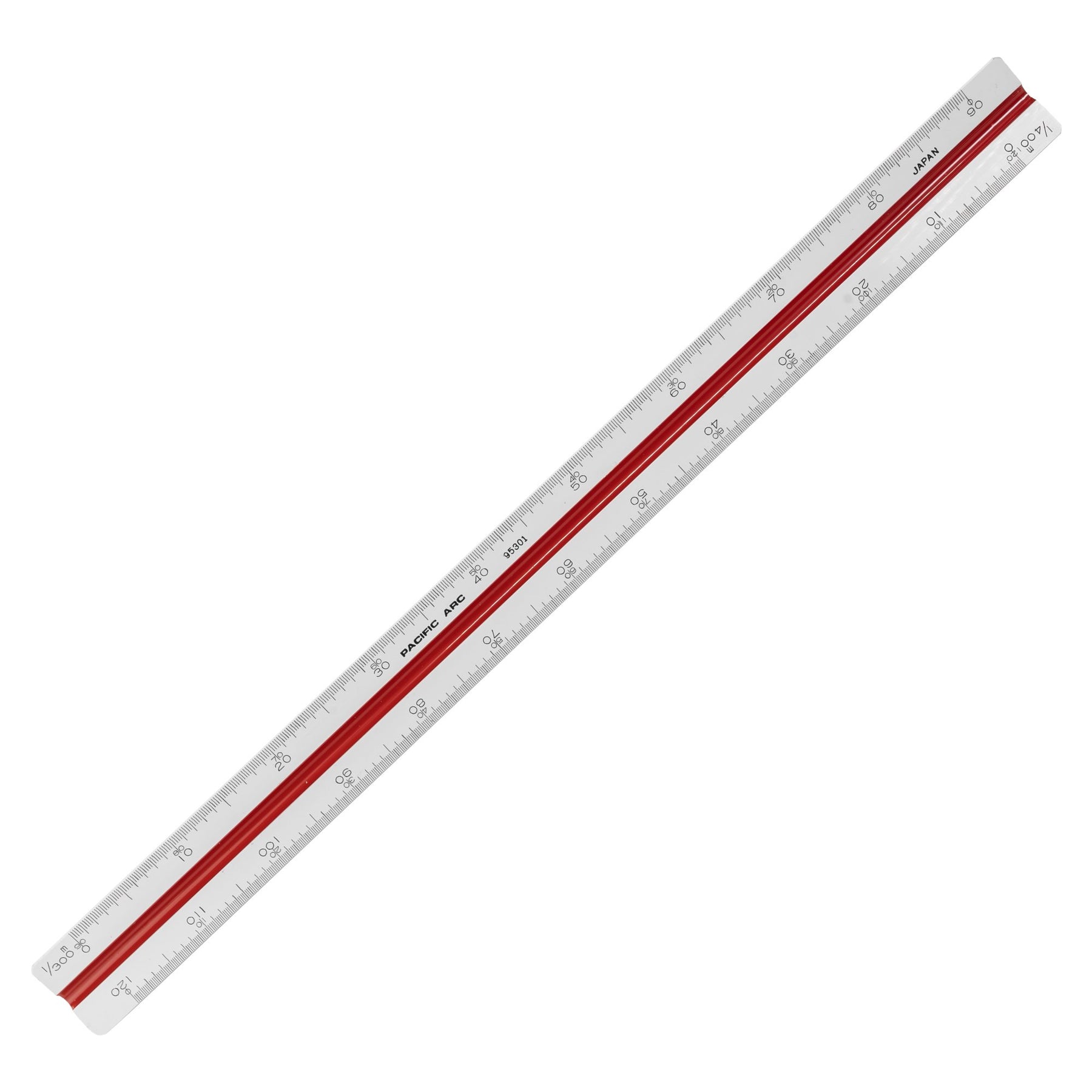 Pacific Arc Professional Architecture, Engineer, and Metric Triangular Scale, for professionals and students, premium quality triangular scale with multiple graduations
