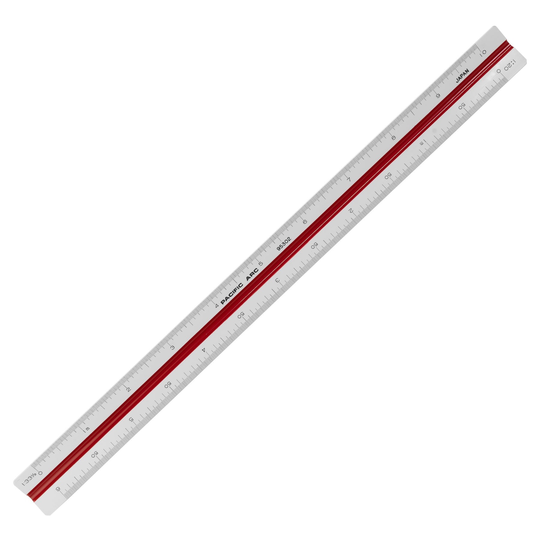 Pacific Arc Professional Architecture, Engineer, and Metric Triangular Scale, for professionals and students, premium quality triangular scale with multiple graduations