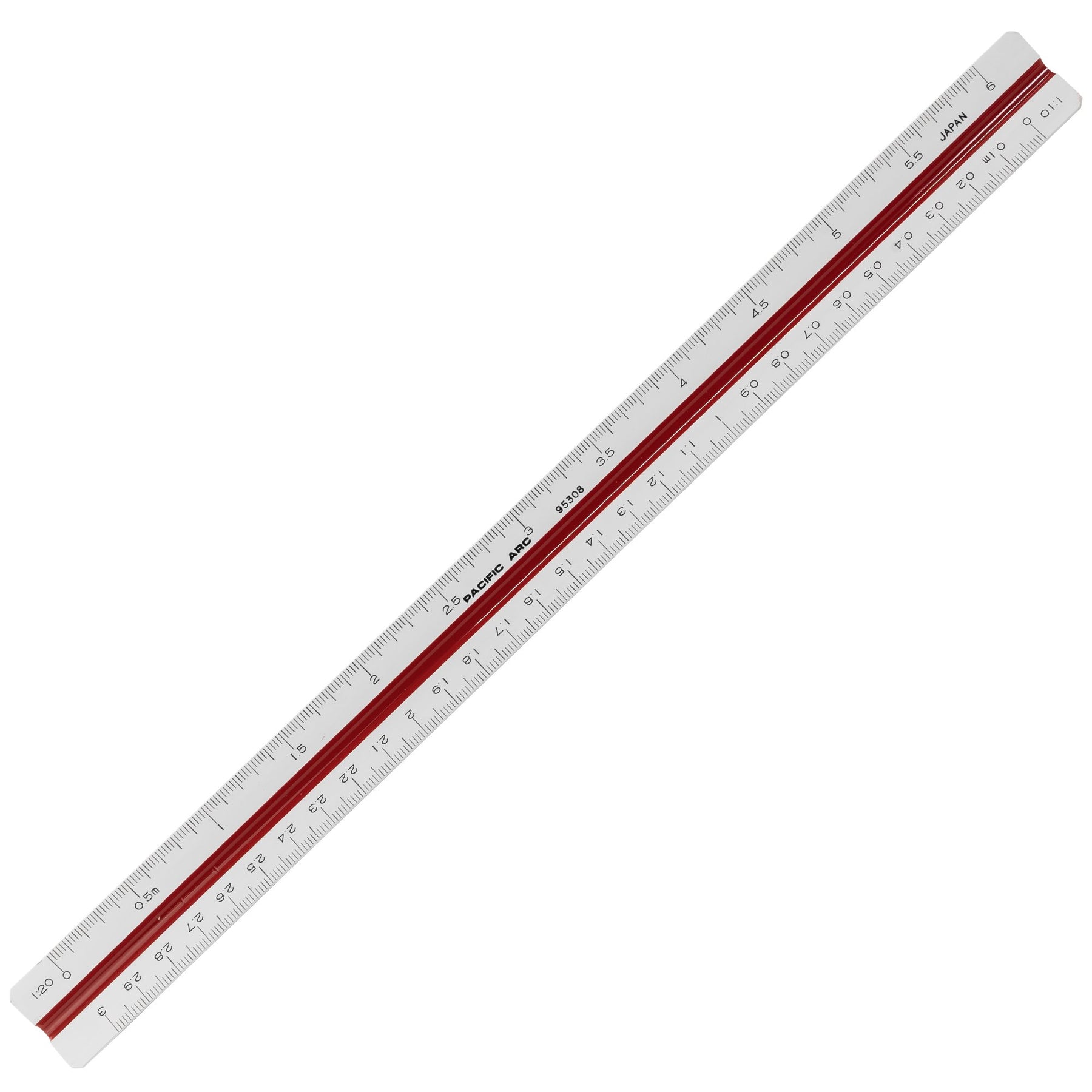 Pacific Arc Professional Architecture, Engineer, and Metric Triangular Scale, for professionals and students, premium quality triangular scale with multiple graduations