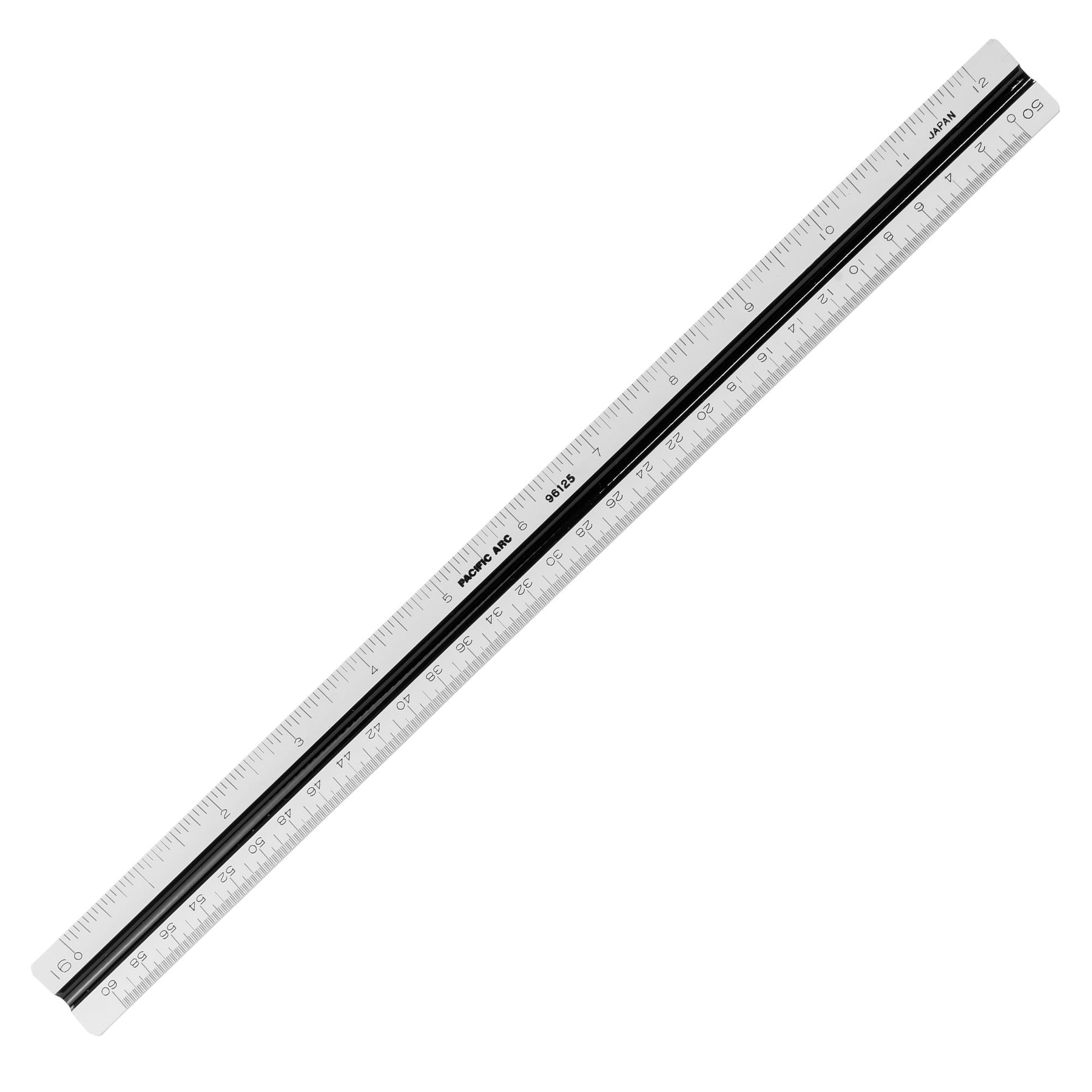 Pacific Arc Professional Bamboo Core Mechanical Engineer and Metric Scale Ruler 12 Inch and 30 cm, Japan, for Students and Professionals