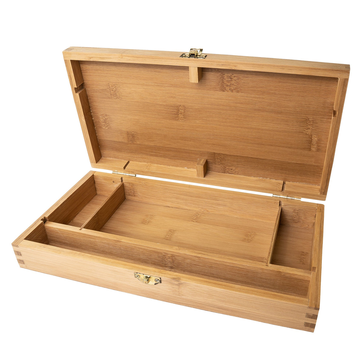 Pacific Arc, Salado Tool Box for Art Supplies, 12.5 Inch x 6.5 Inch x 2.25 Inch, 4 Fixed Compartments