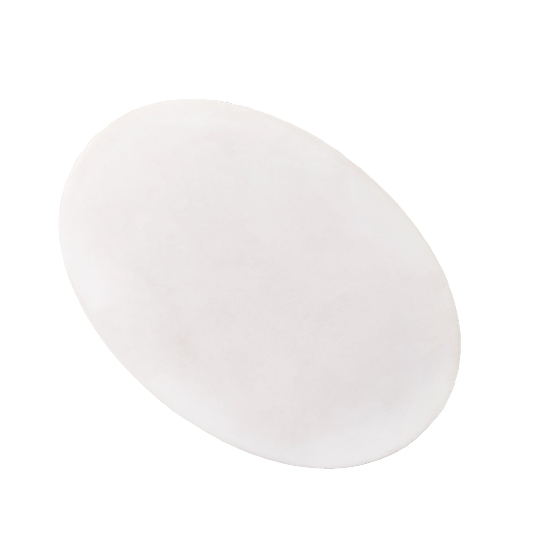 Eraser: Pebble - thin, round plastic - 6 Pack