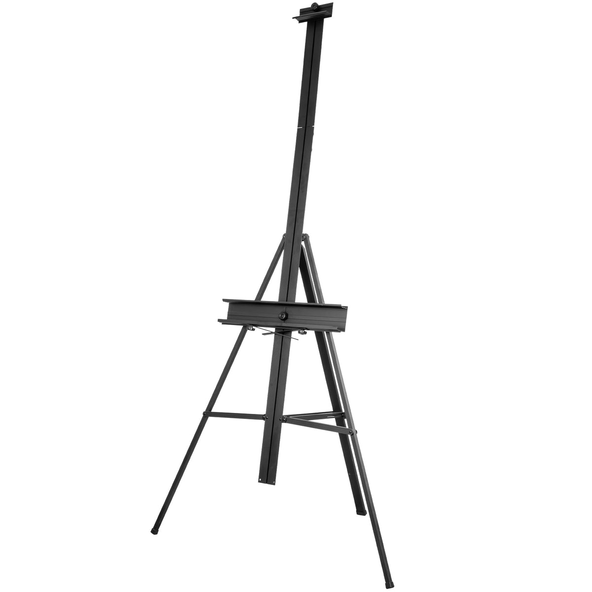 Pacific Arc - Bivouac Aluminum 67 Inch Adjustable Art Easel with Center Mast for Artists, Hobbyists, Students, and Professionals