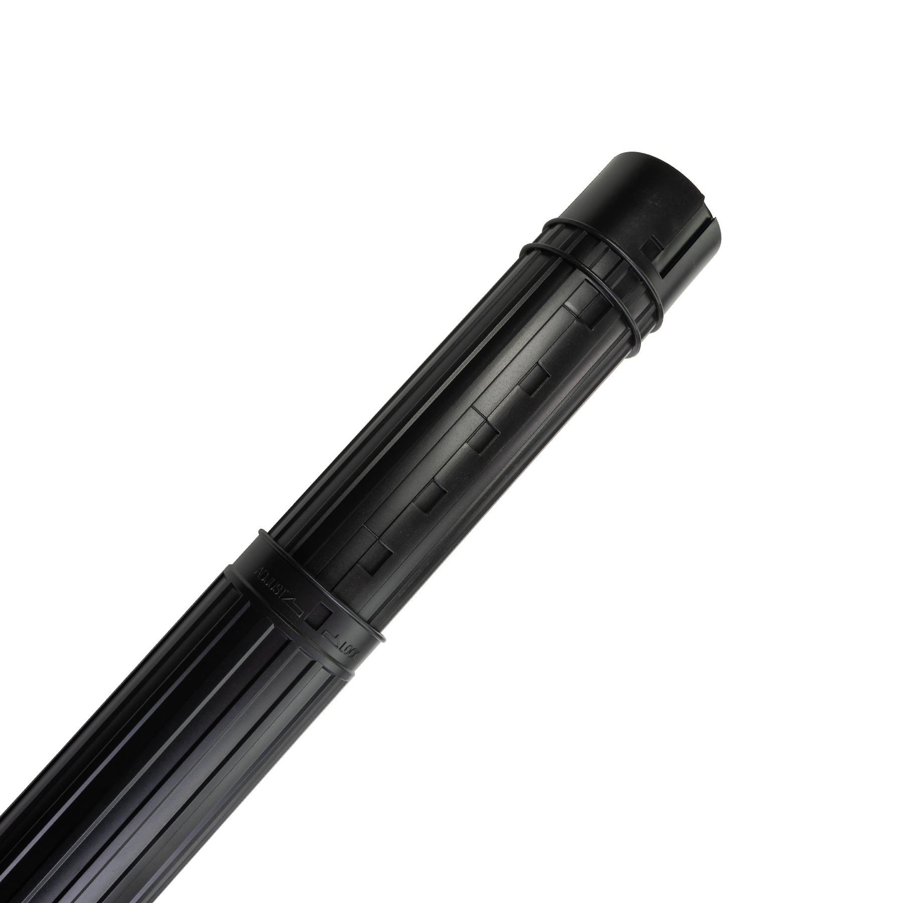 Pacific Arc - Expandable Poster Storage Mailing Tube, for Blueprint, Artwork, Plans, Drafting - Hard Plastic Black