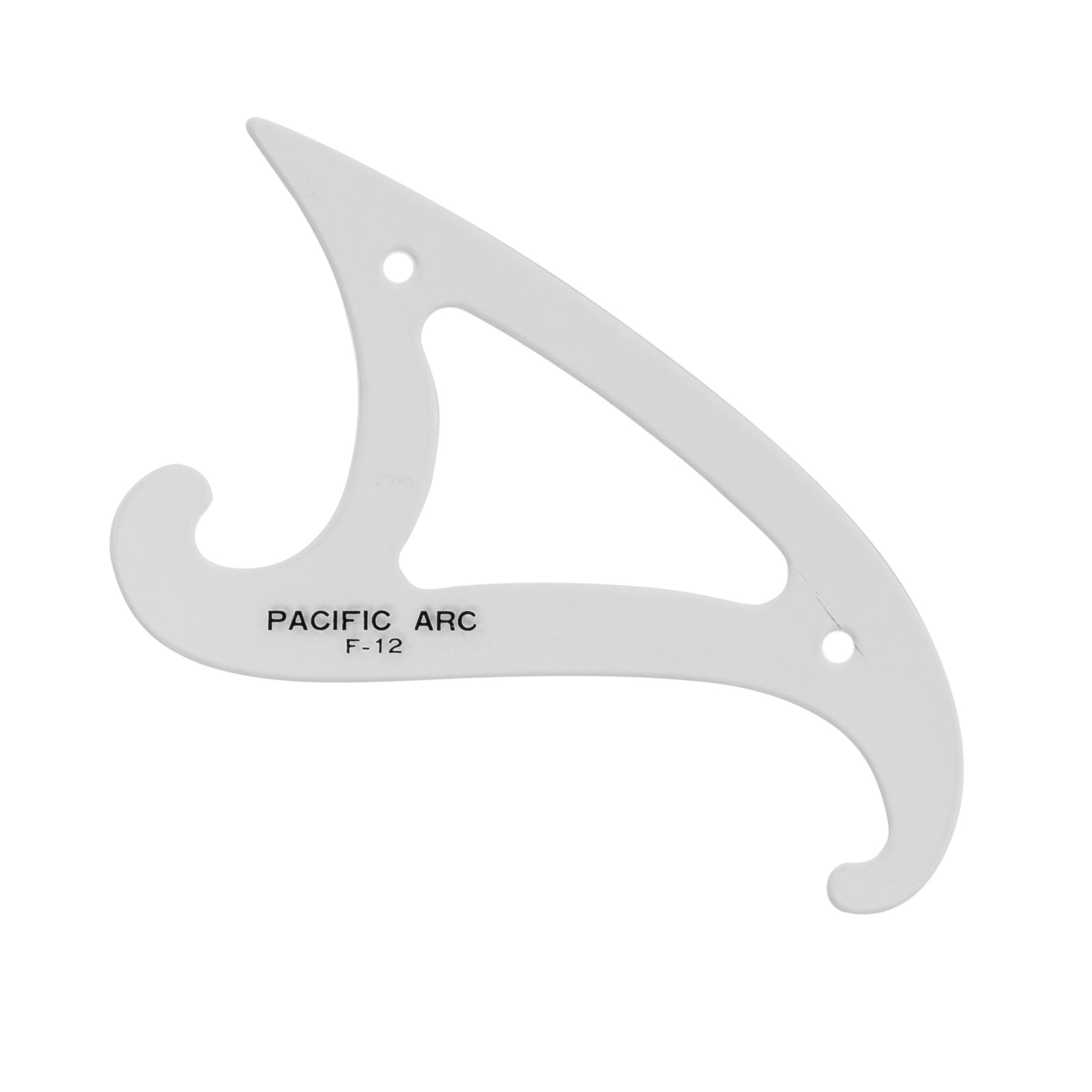 Pacific Arc,Professional French Curves, Acrylic, Plain Edge, 5.25 Inches