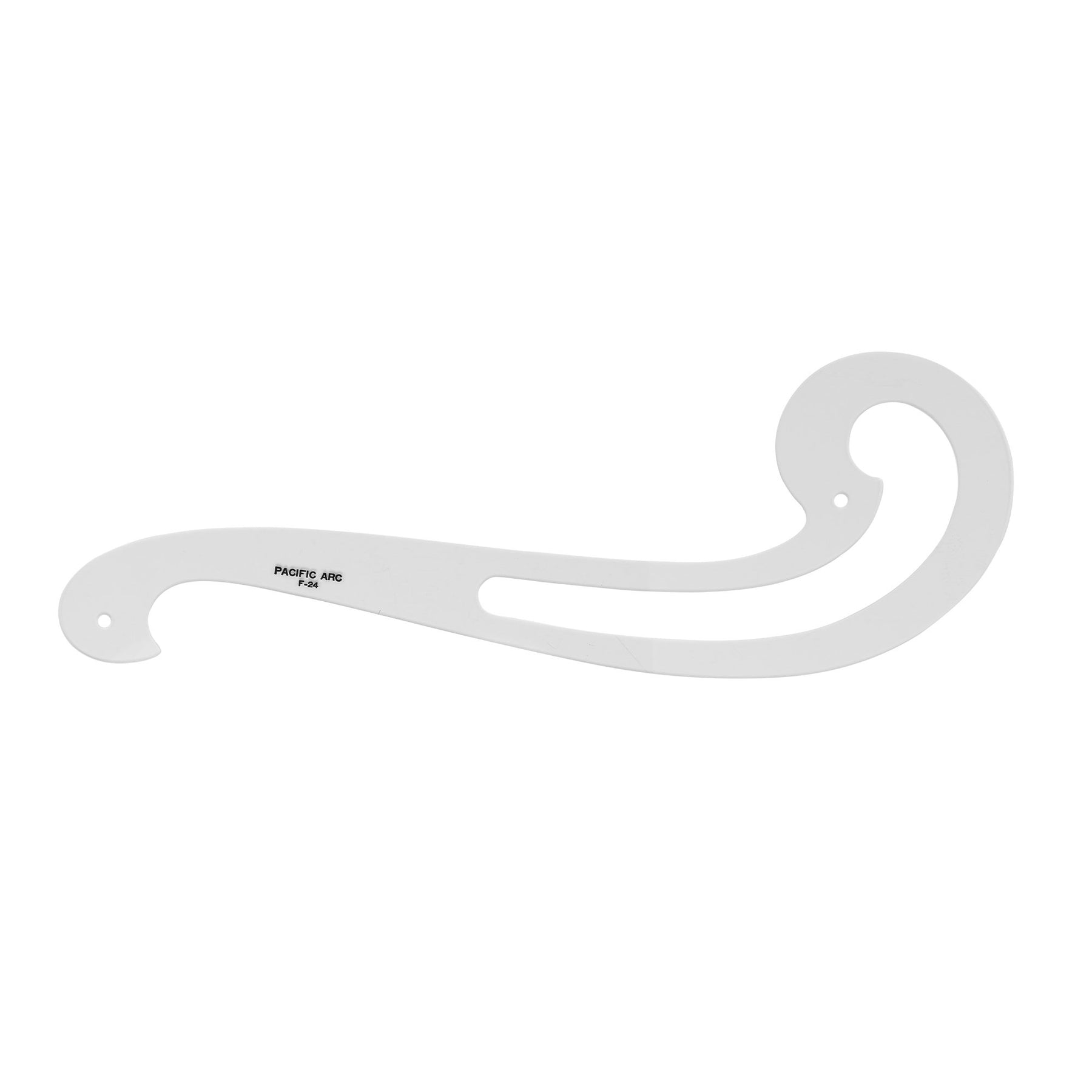 Pacific Arc,Professional French Curves, Acrylic, Plain Edge, 5.25 Inches