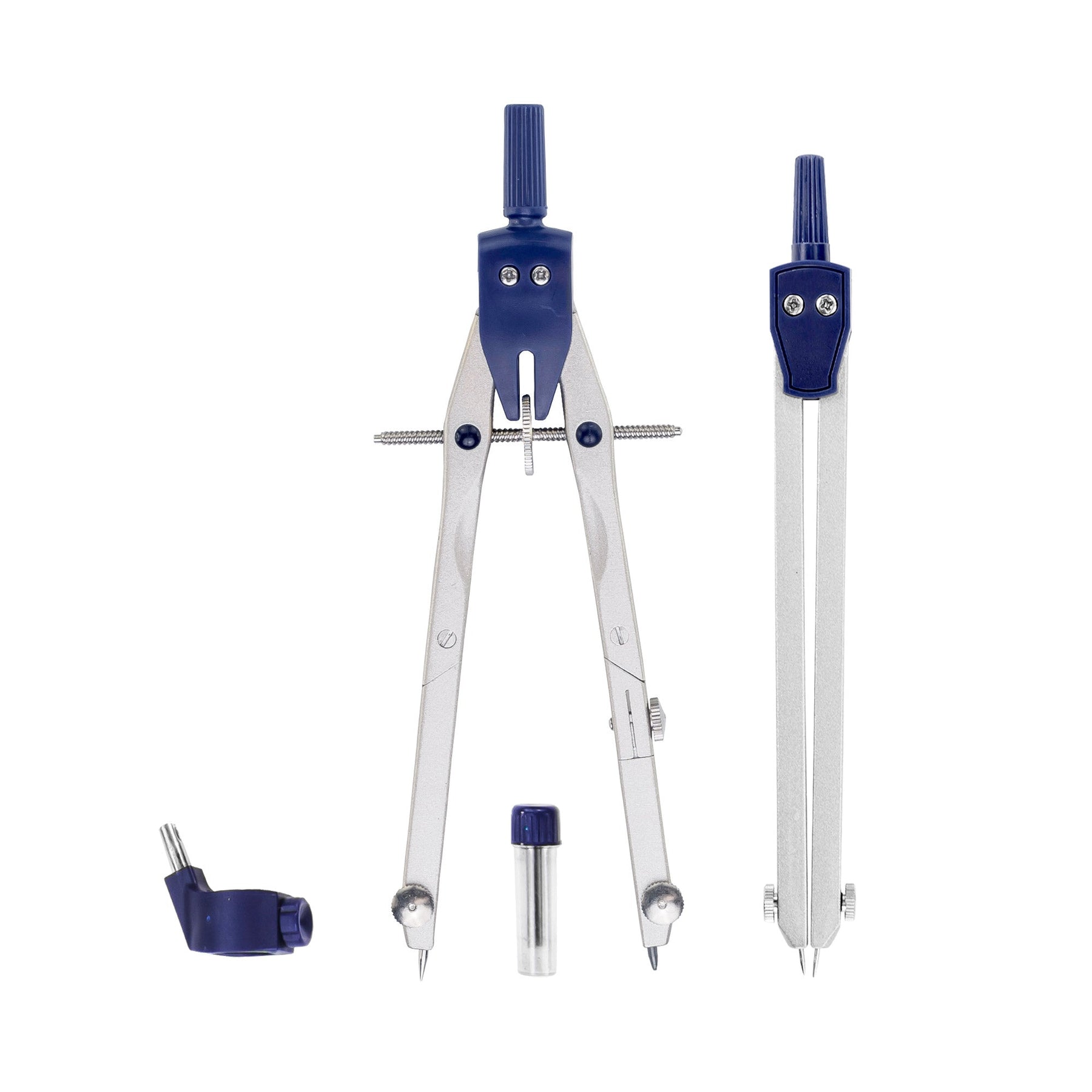 Pacific Arc, Quick Speed Bow Compass with 6 inch Divider, Universal Adaptor, 6 inch Break Leg, and Replacement Lead.