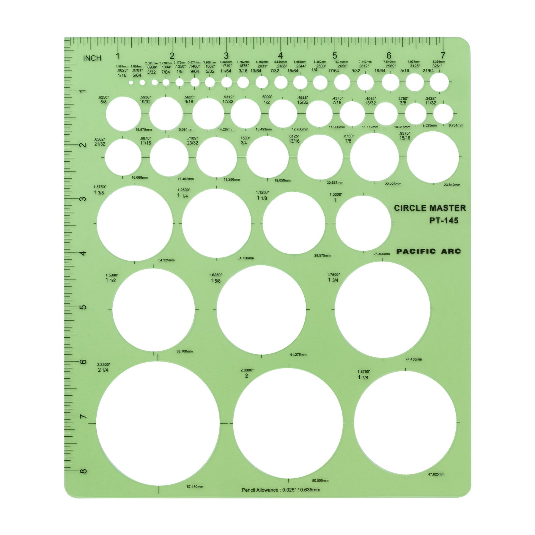 Pacific Arc Template Guides - Circles