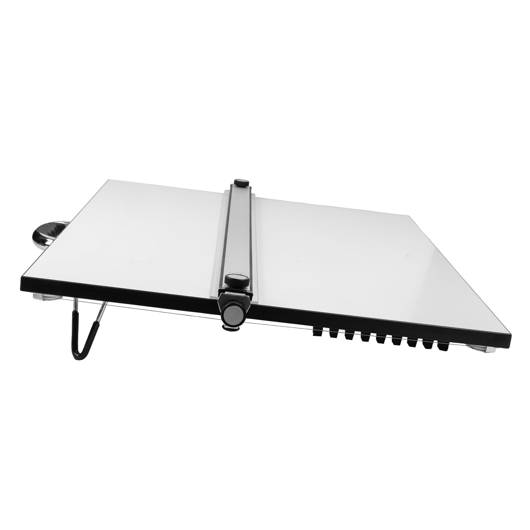 Pacific Arc, Table Top Drawing Board with Parallel Bar, White.