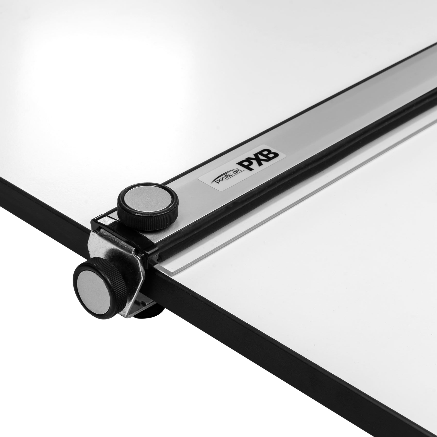 Pacific Arc, Table Top Drawing Board with Parallel Bar, White.