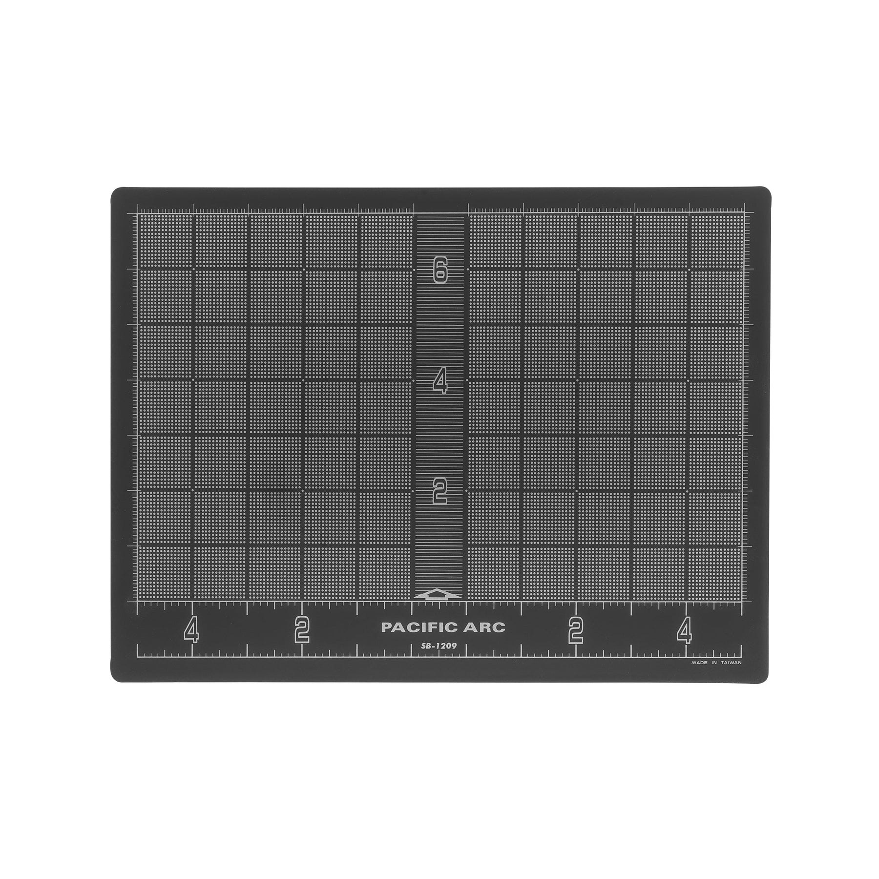 Pacific Arc, Cutting Mat: 3-ply, fully gridded - black