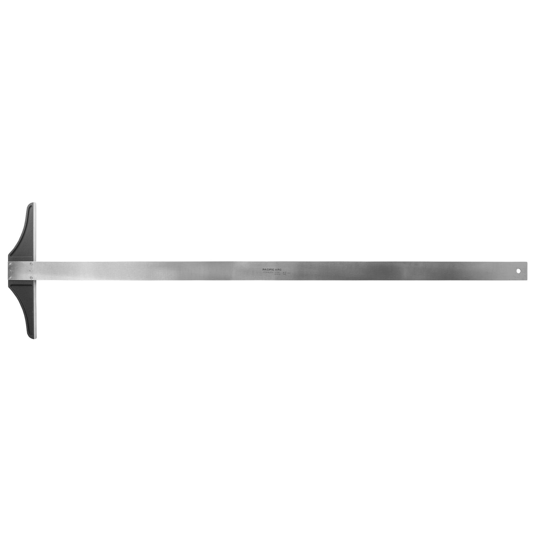 Pacific Arc, 18 To 48 Inch T Square, Traditional Stainless Steel Plain