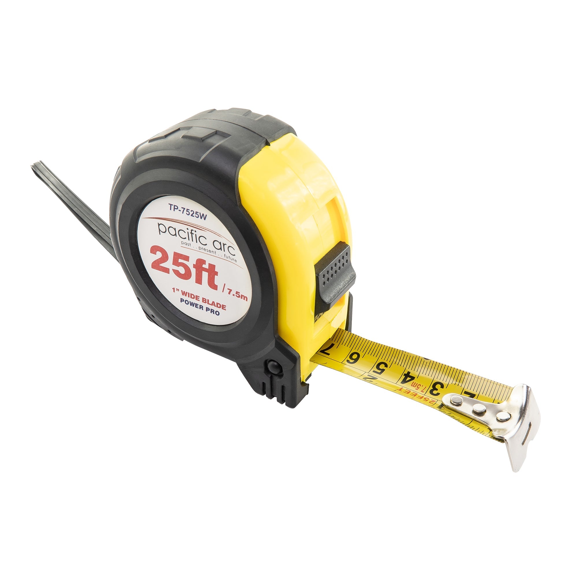 Deluxe Dual-Scale Power Tape Measure, 25 ft. / 7.5 m - Arbor
