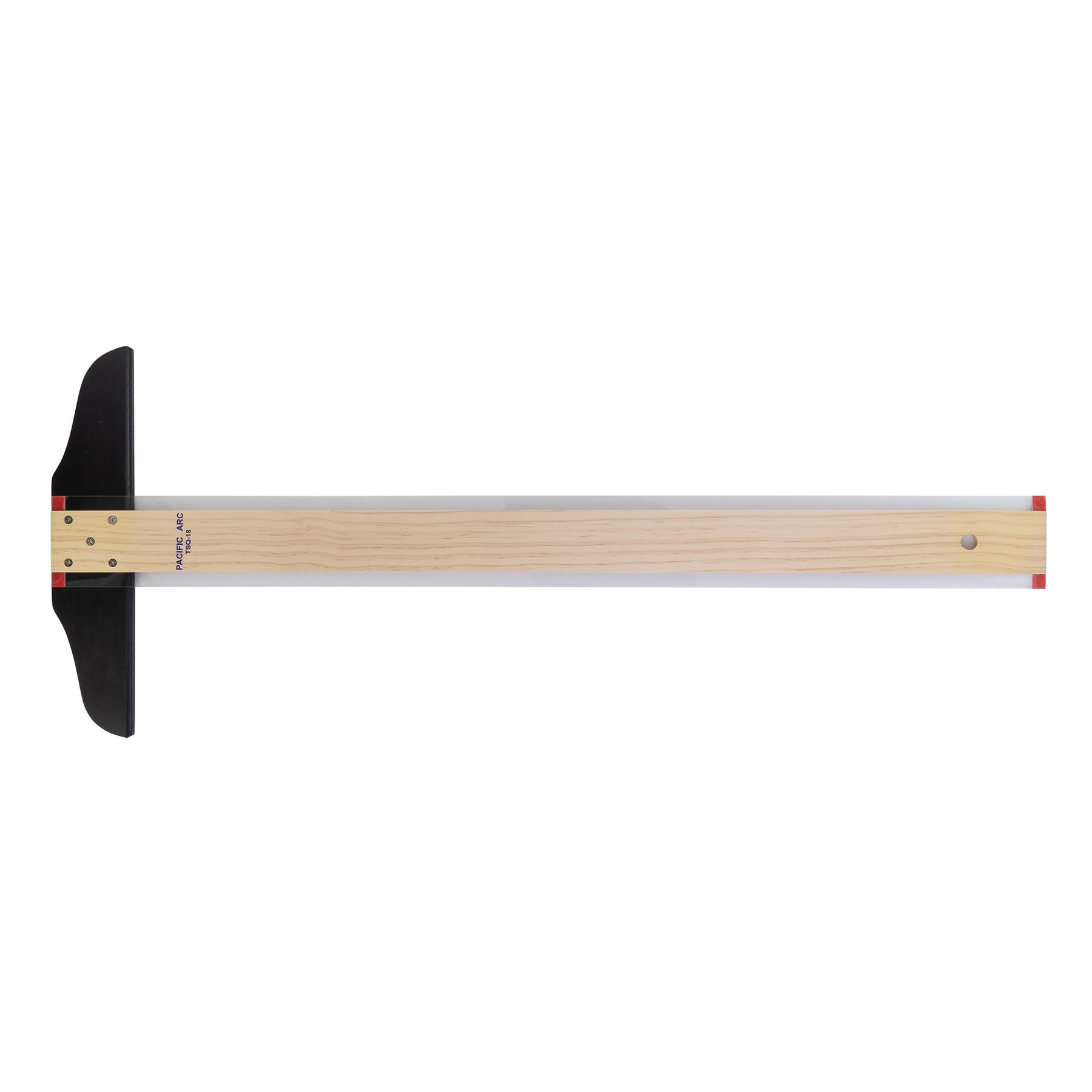 Pacific Arc 18 to 48 Inch T Square, Traditional Maple Blade with Acrylic Edge
