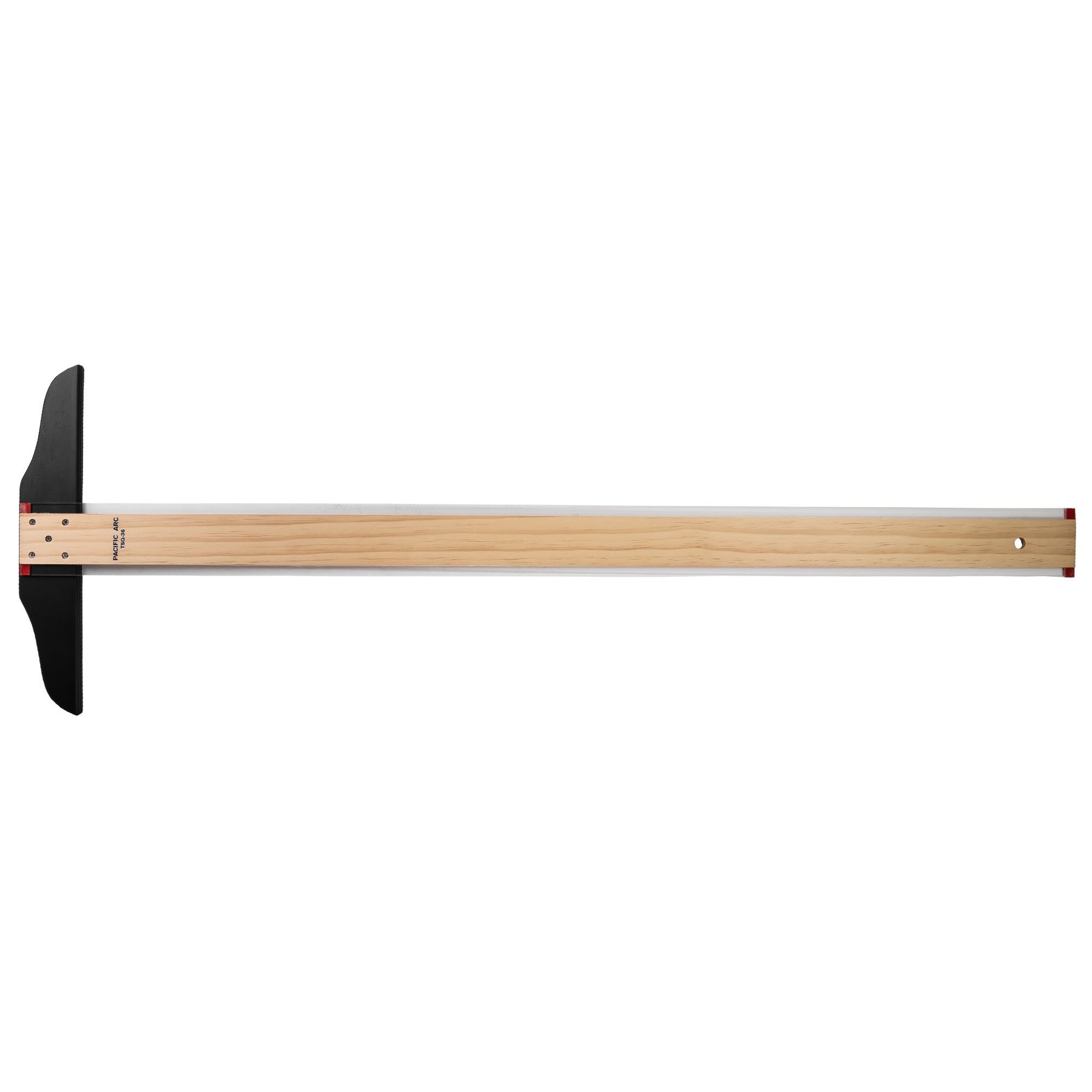 Pacific Arc 18 to 48 Inch T Square, Traditional Maple Blade with Acrylic Edge