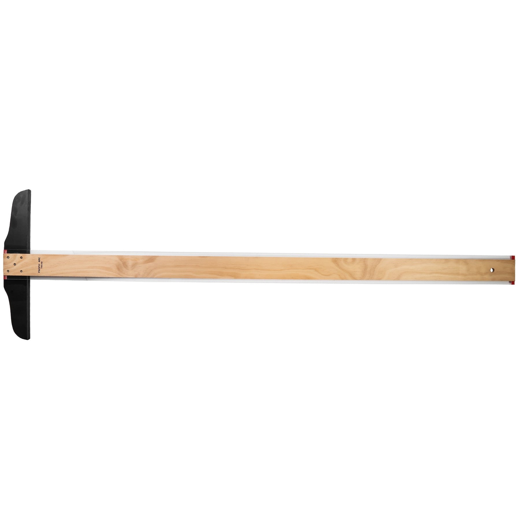 Pacific Arc 18 to 48 Inch T Square, Traditional Maple Blade with Acrylic Edge